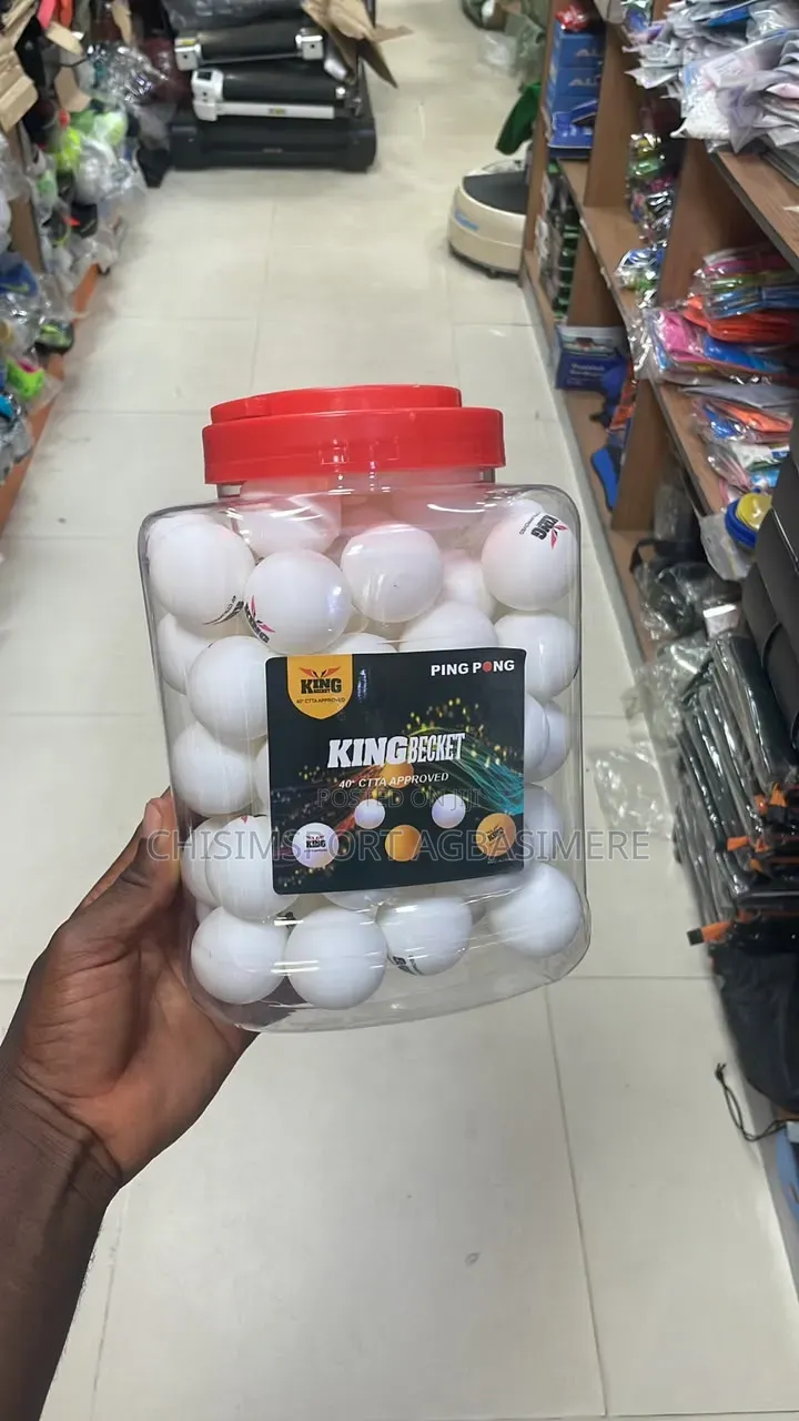Table Tennis Balls 60-in-1 Pack