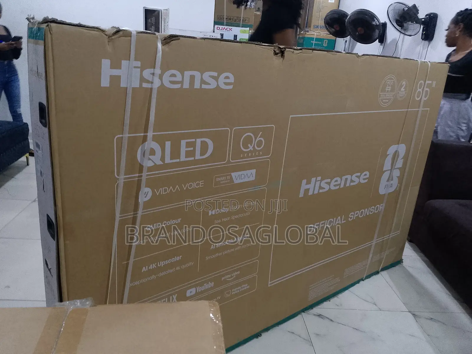 Hisense 85Q6Q 85 Inch QLED Home Entertainment TV
