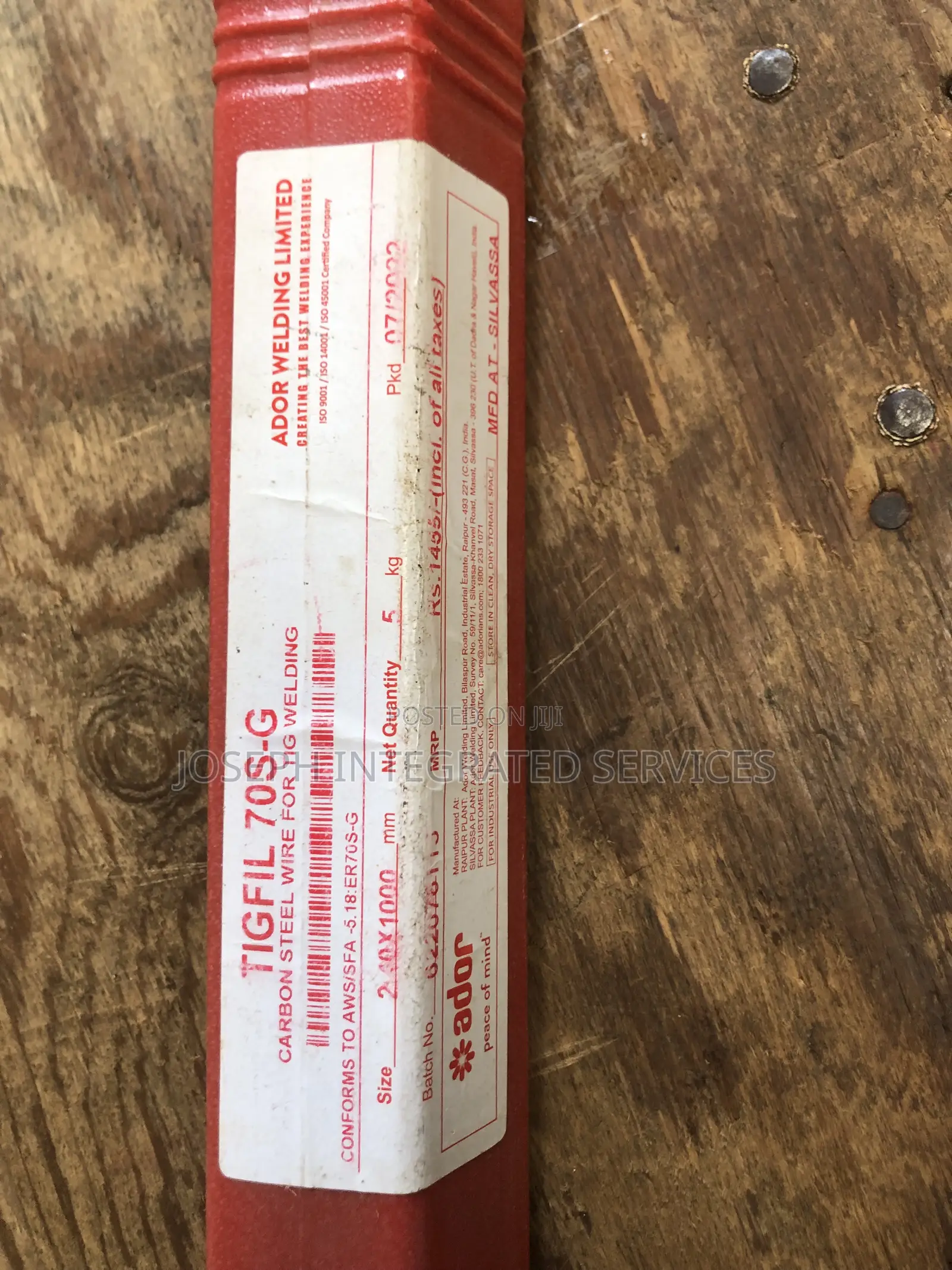 Ador Tigfil 70s-G Carbon Steel TIG Welding Wire 2.40 Mm X 1000 Mm Size