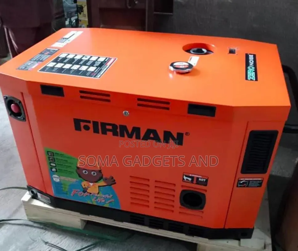 15KVA Heavy-Duty Firman Petrol Soundproof Gen 1years Wty 100%copper