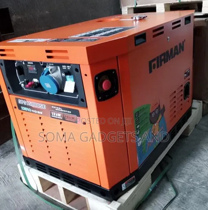 15KVA Heavy-Duty Firman Petrol Soundproof Gen 1years Wty 100%copper