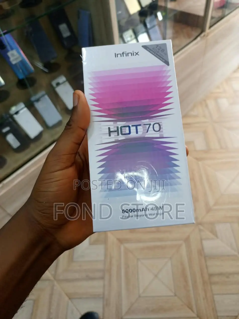 New Infinix Hot 70 128 GB Black