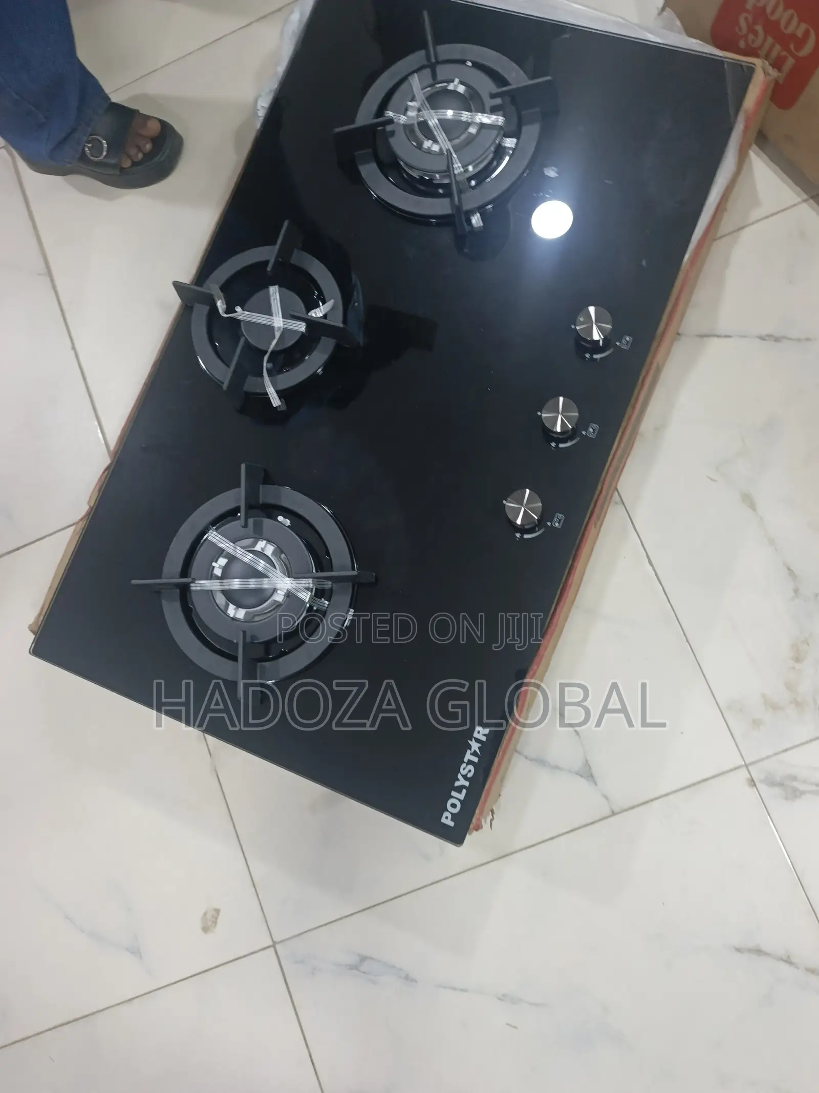 Brand New Polystar 3 Burner Gas Hob