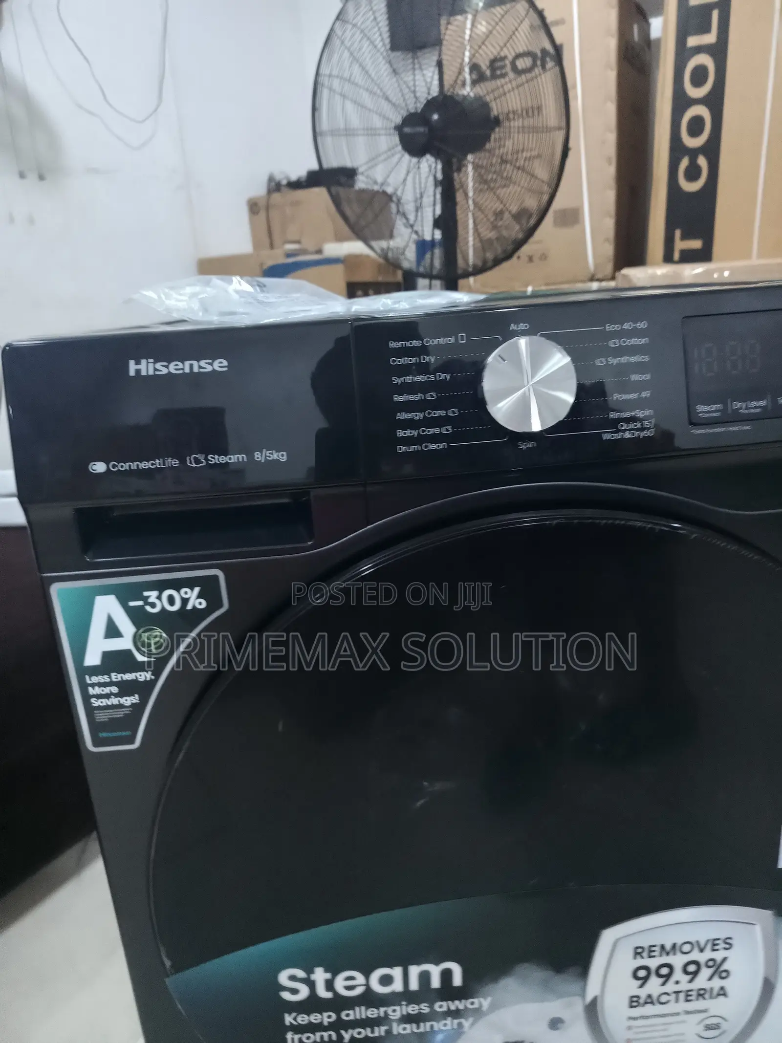 Stylish Performance: Hisense 8kg Wash + Dry Combo