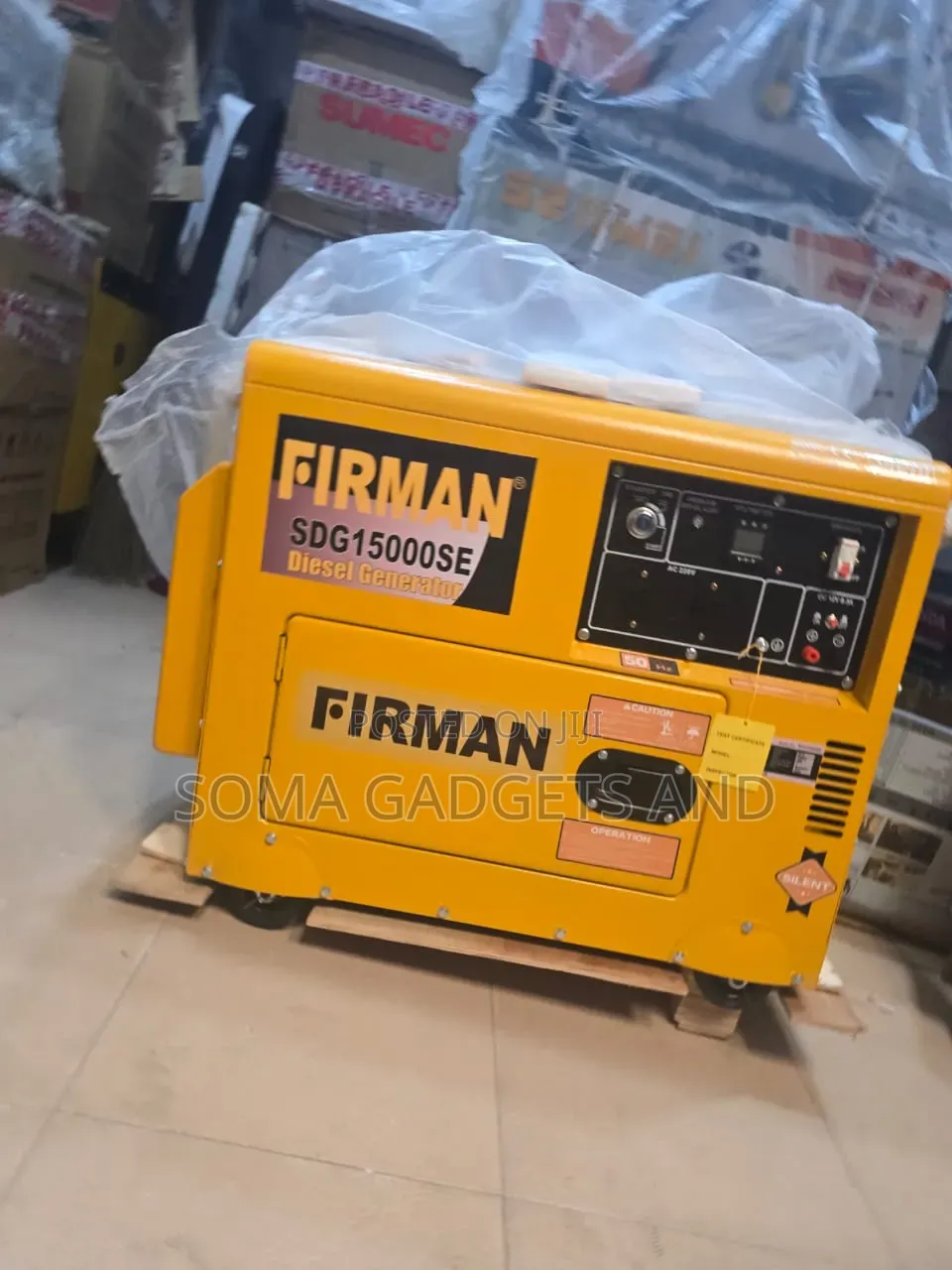 Heavy-Duty 12.5kva Firman Diesel Soundproof Gen 1years Wty 100% Copper