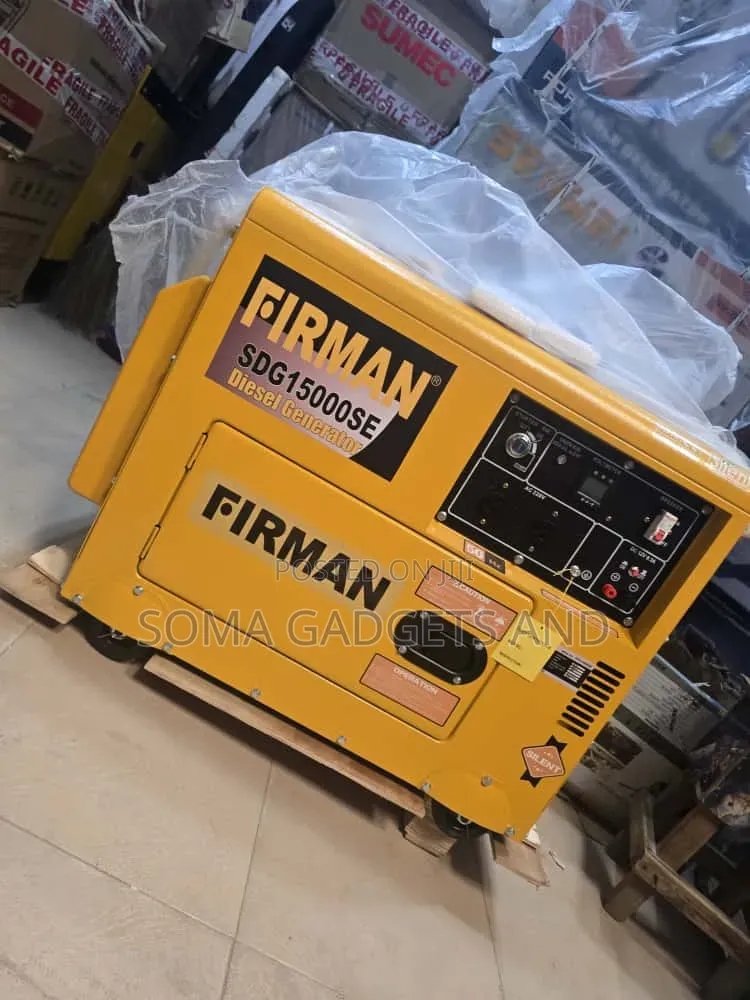 Heavy-Duty 12.5kva Firman Diesel Soundproof Gen 1years Wty 100% Copper