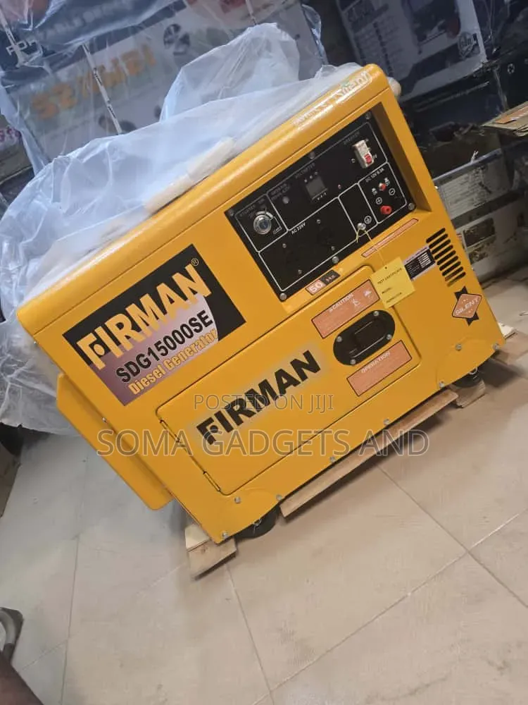 Heavy-Duty 12.5kva Firman Diesel Soundproof Gen 1years Wty 100% Copper