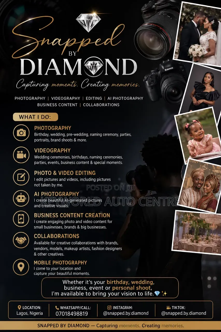 Photography Videography Editing Ai Photography Business Content