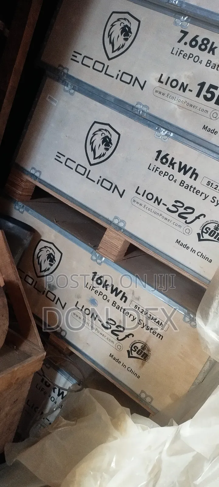 16kwh 48v Ecolion Lithium Ion Battery