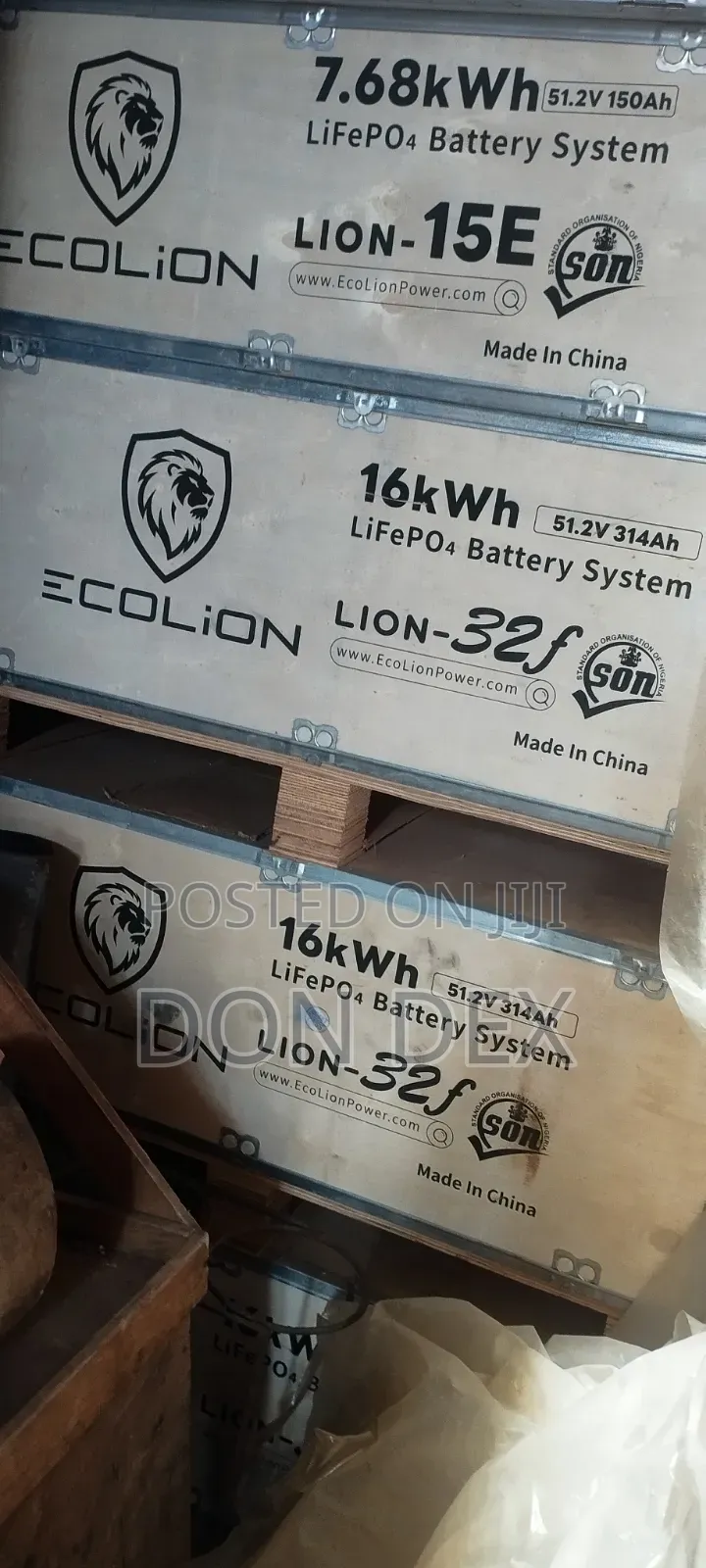 16kwh 48v Ecolion Lithium Ion Battery