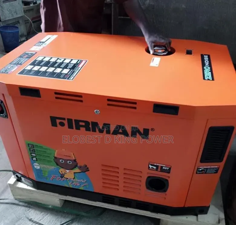 15KVA Firman Zero Noise Petrol Generator Soundproof SPS15000SE