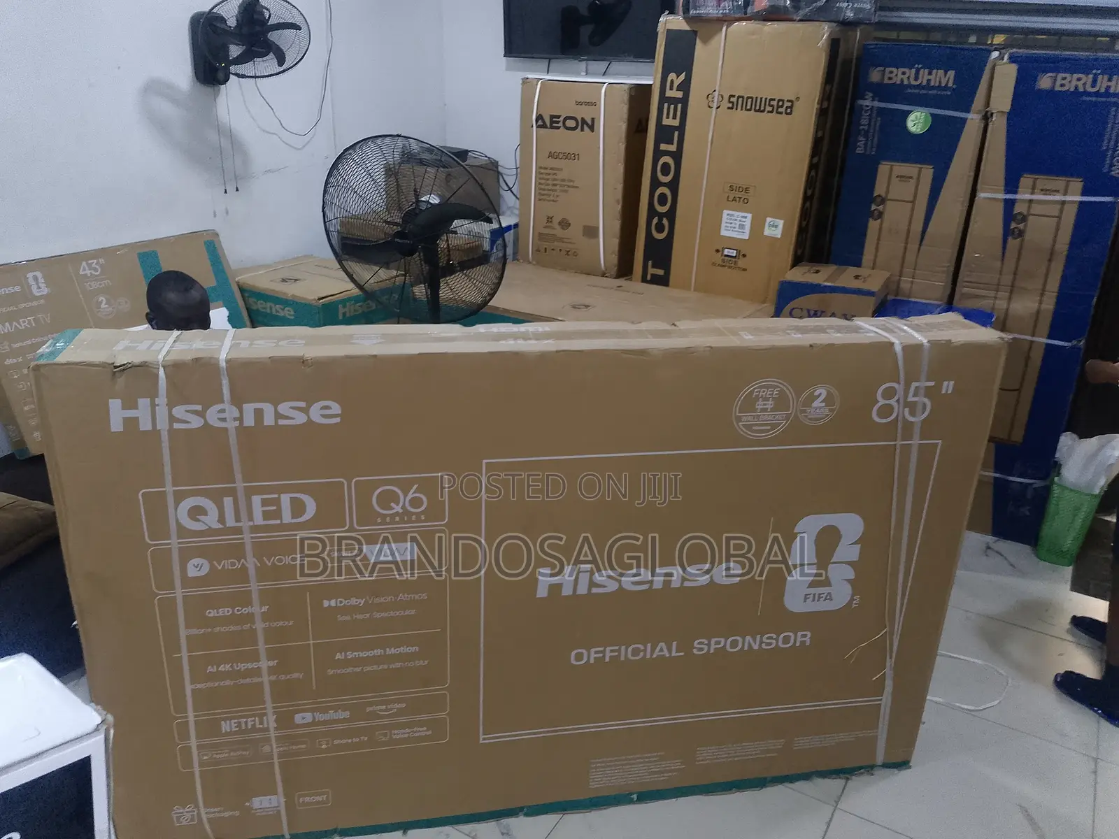 Original Hisense 85 Inch QLED 4K Smart TV 85Q6Q