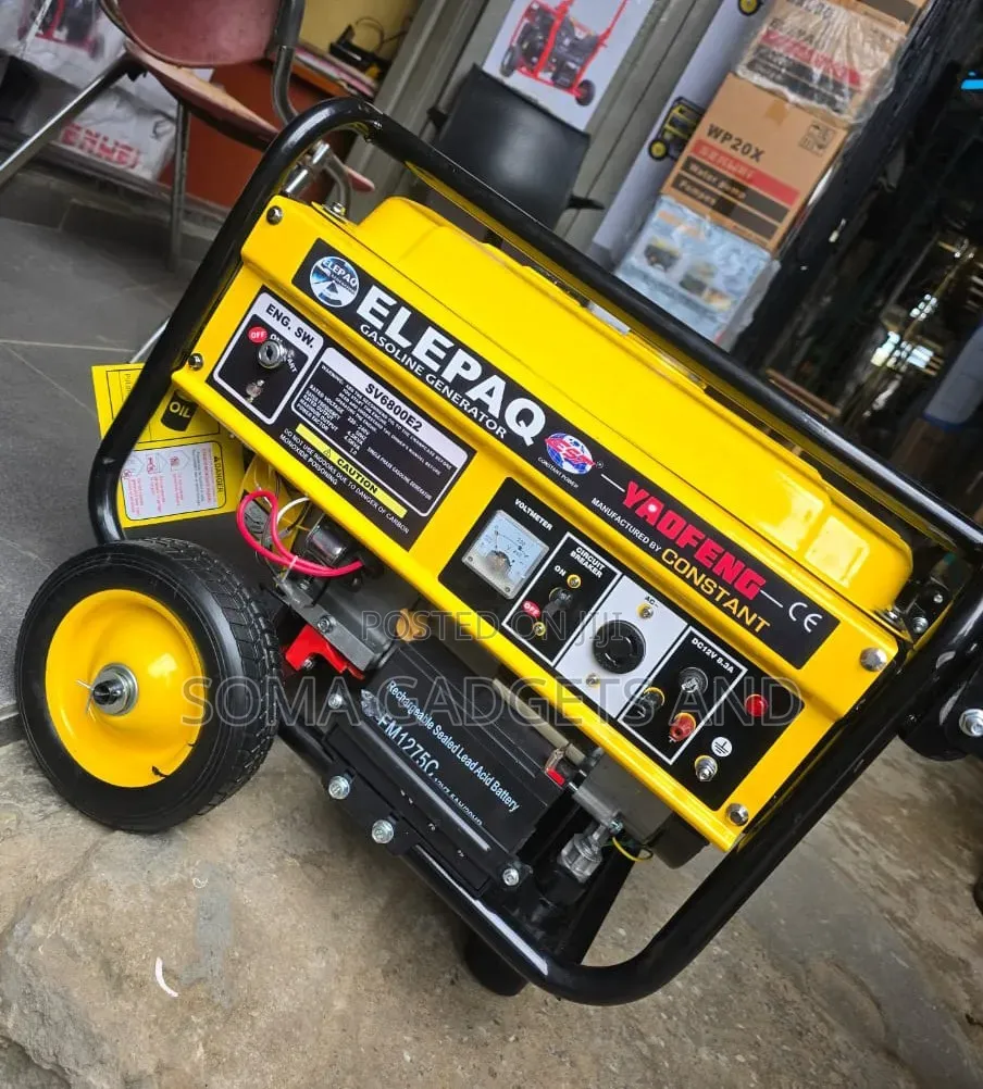 (4.5kva)elepaq Constant Petrol Generator 100%copper Coil