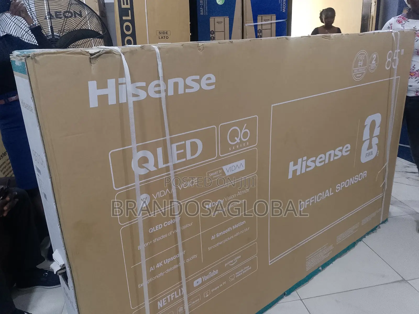 Hisense 85Q6Q 85 Inch Smart TV With QLED Display