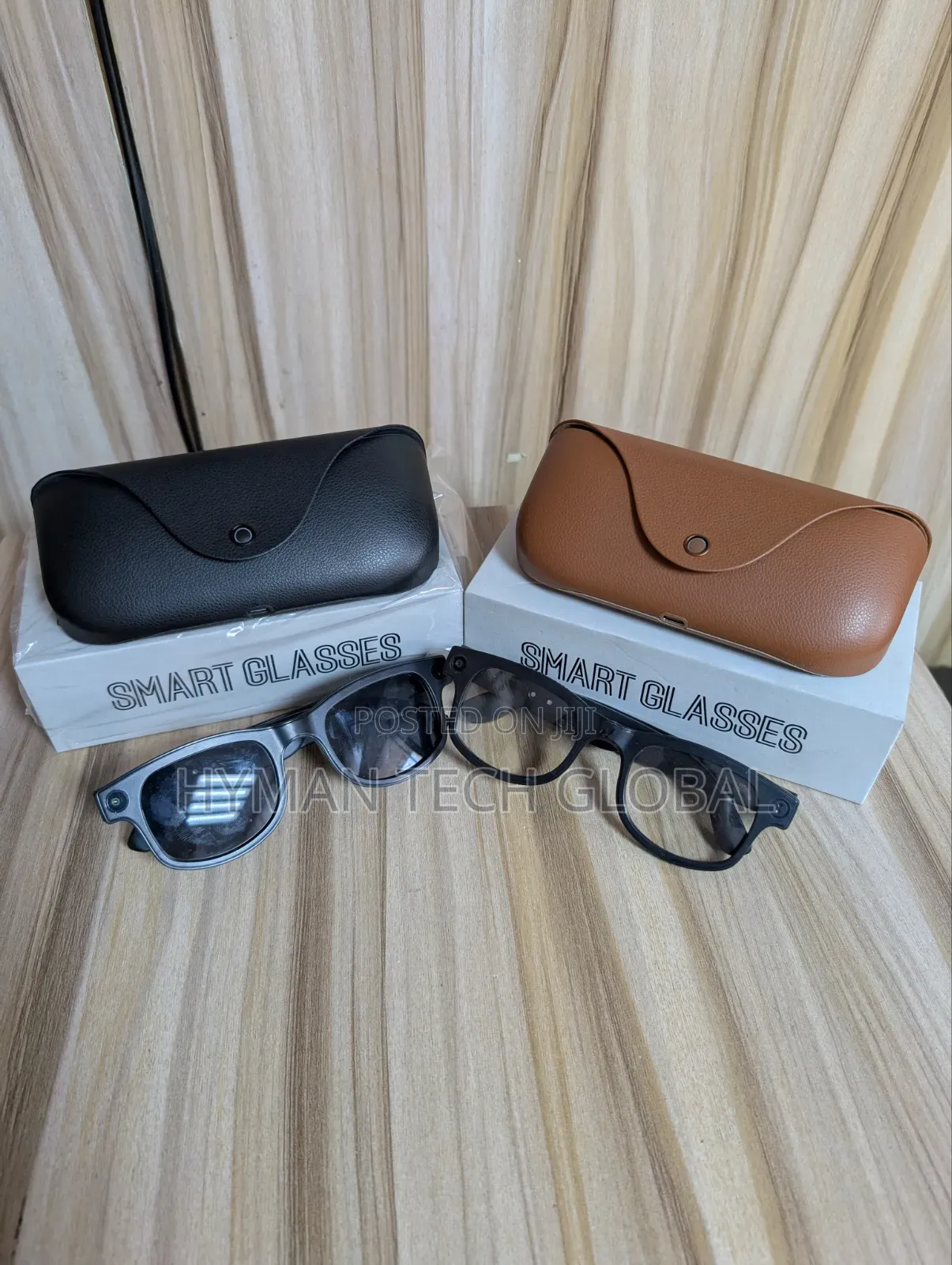 MT5 Ultra Smart Glass With Leather Charging Case RayBann-Like