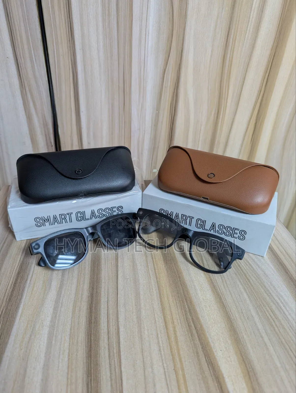 MT5 Ultra Smart Glass With Leather Charging Case RayBann-Like