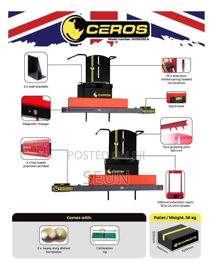 SharkEye Ceros Laser Wheel Alignment Tool – HGSS2WLA