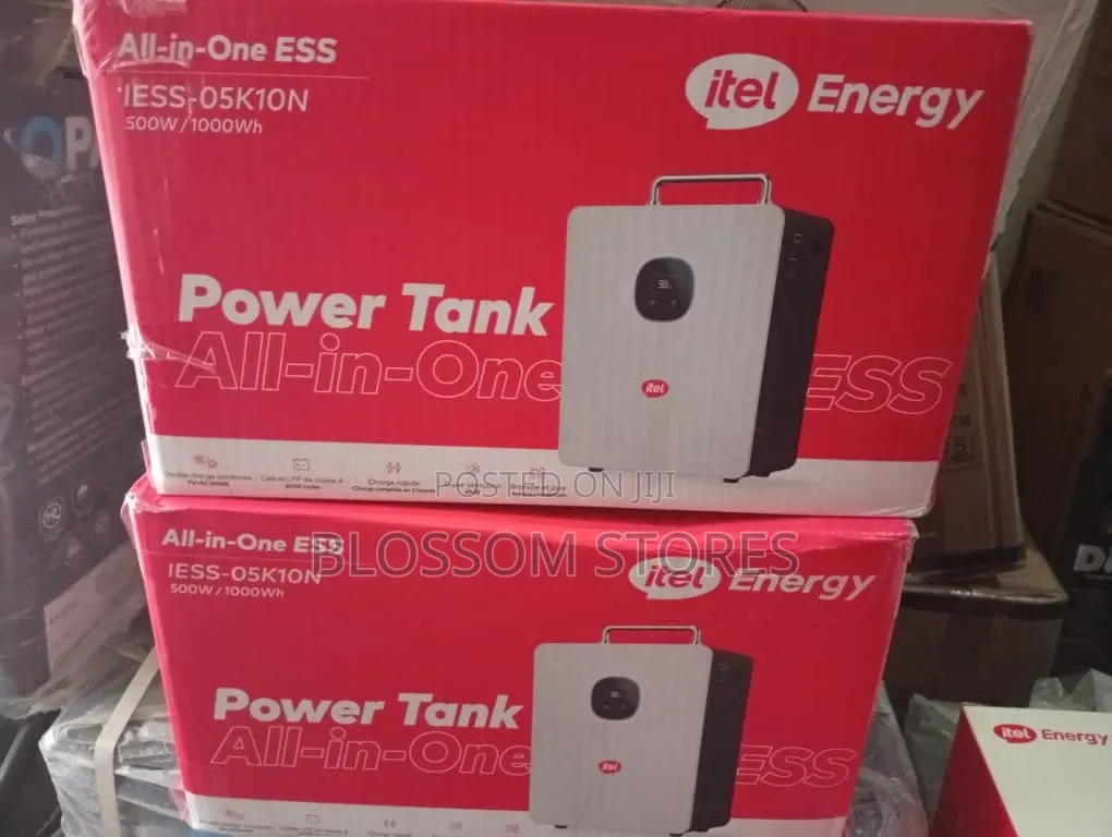 Itel Energy Powertank 500w Output With 1kwh Battery