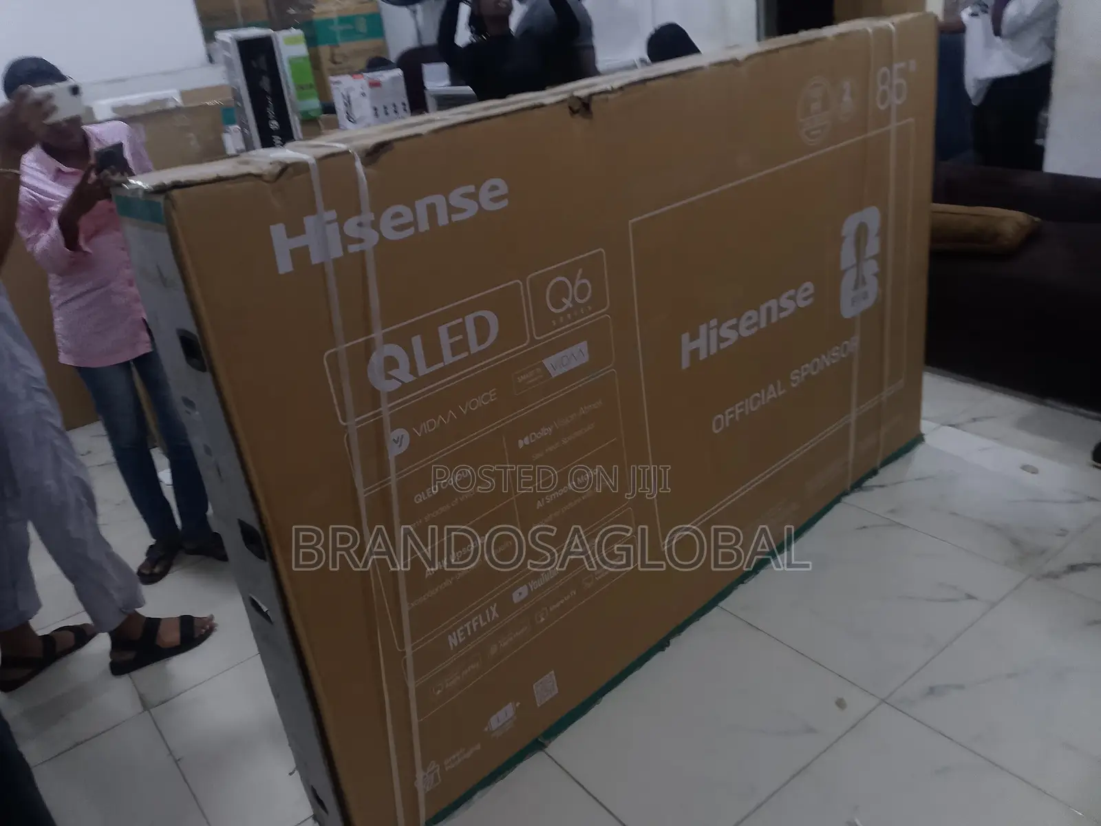 Hisense 85 Inch QLED Ultra HD Smart TV 85Q6Q