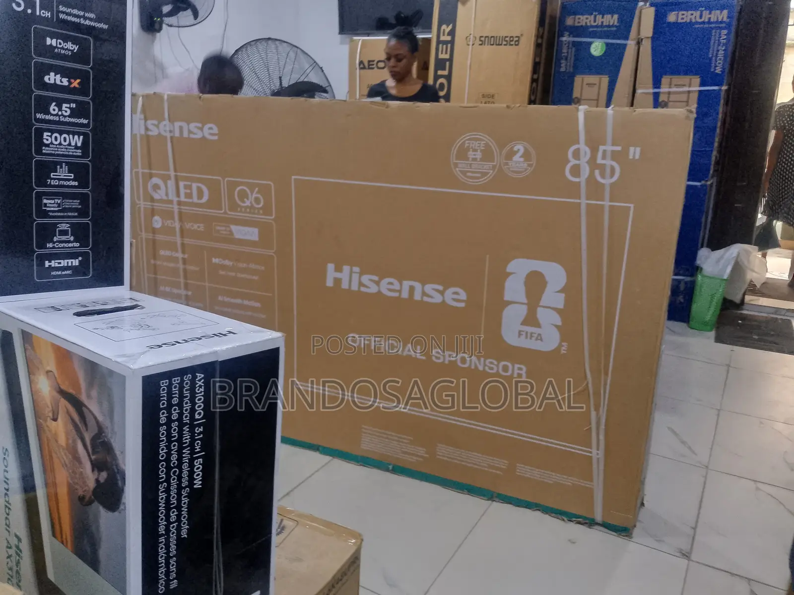 Hisense 85 Inch QLED Ultra HD Smart TV 85Q6Q