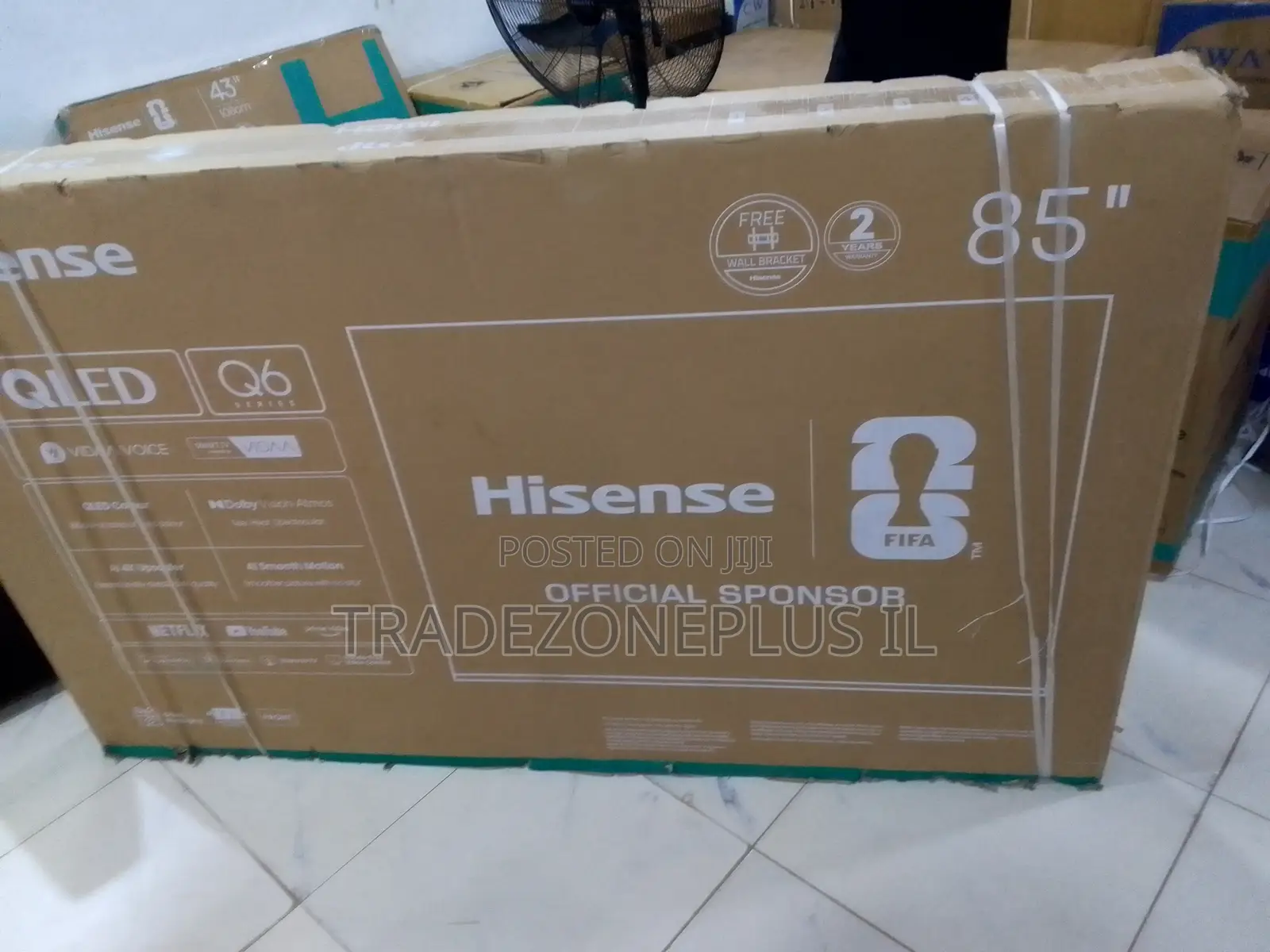 The Hisense Q6 QLED 85-Inch TV Offers an Expansive Display for a Varie