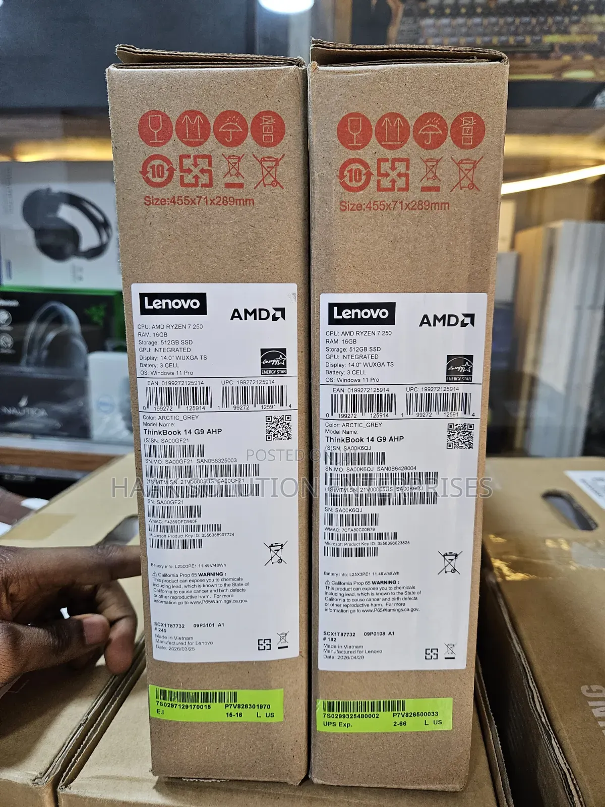 New Laptop Lenovo Thinkbook 14 16GB AMD Ryzen 7 SSD 512GB