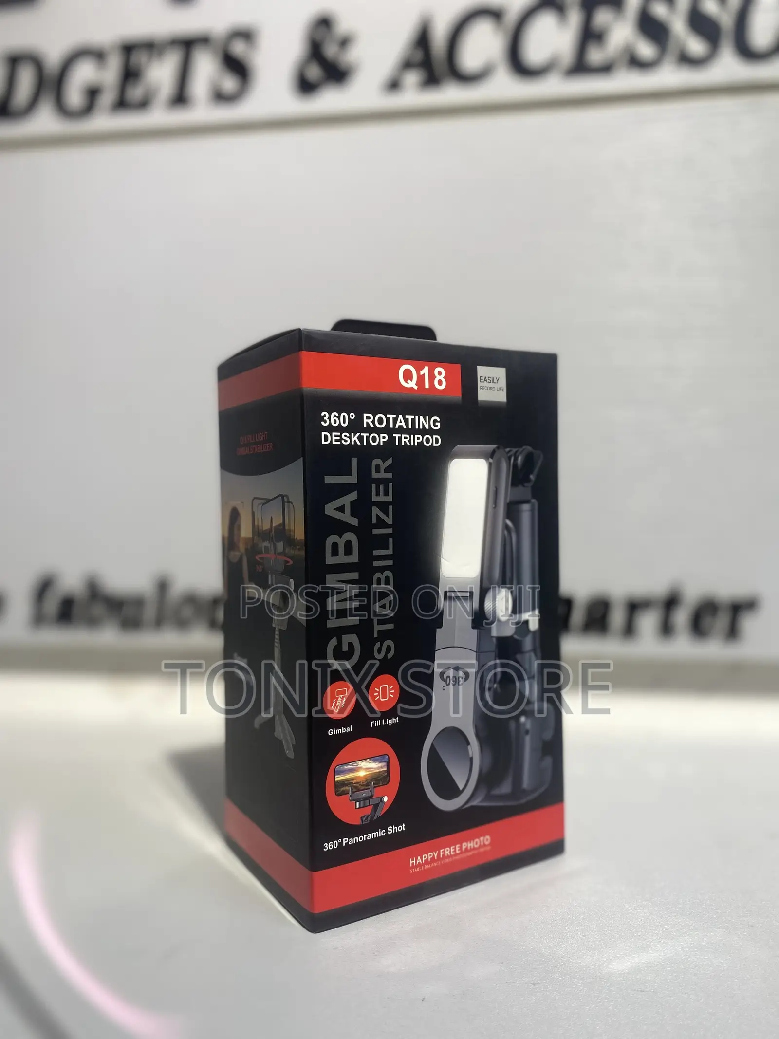 Q18 360° Rotating Desktop Tripod/Gimbal