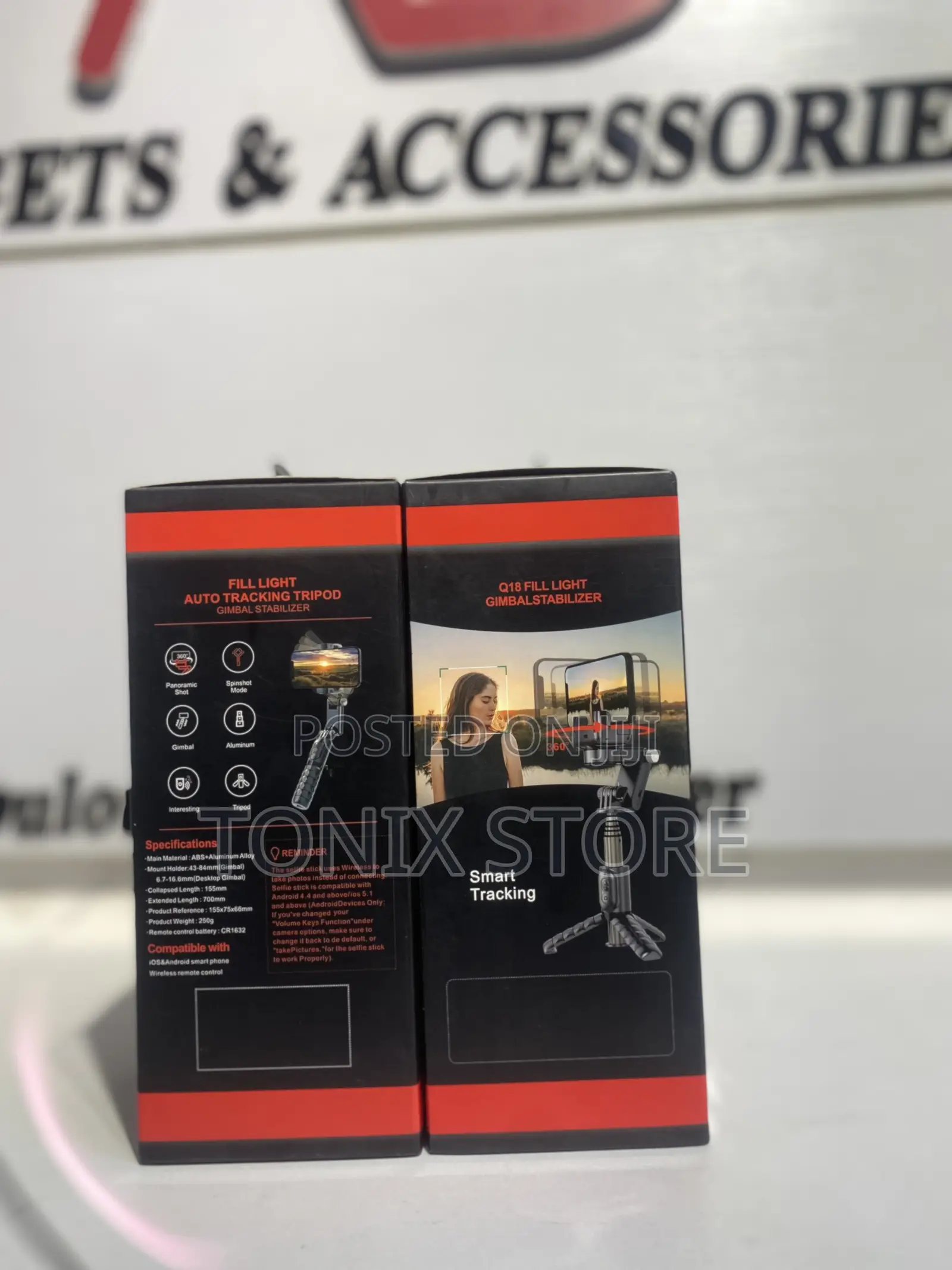 Q18 360° Rotating Desktop Tripod/Gimbal