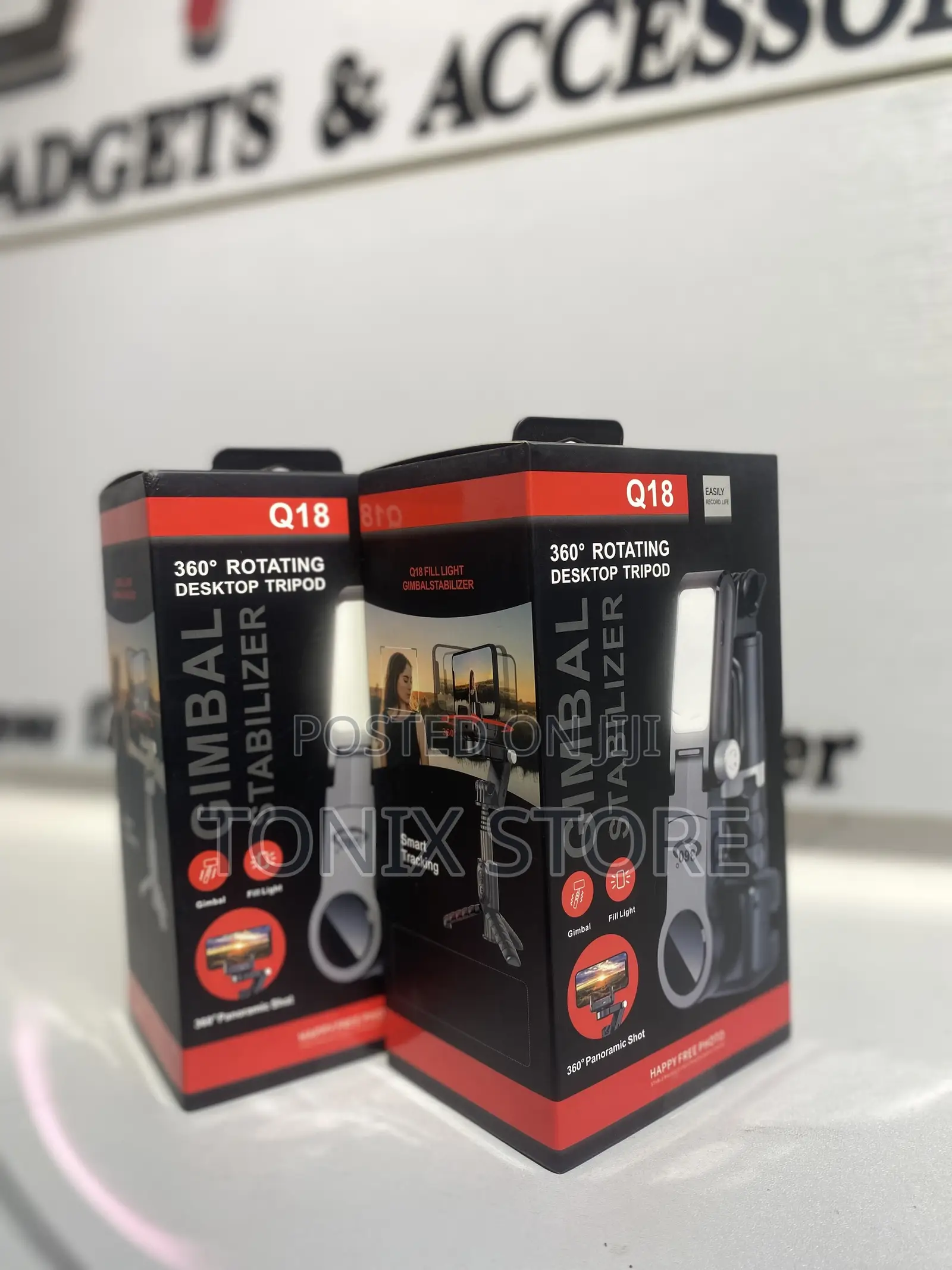 Q18 360° Rotating Desktop Tripod/Gimbal