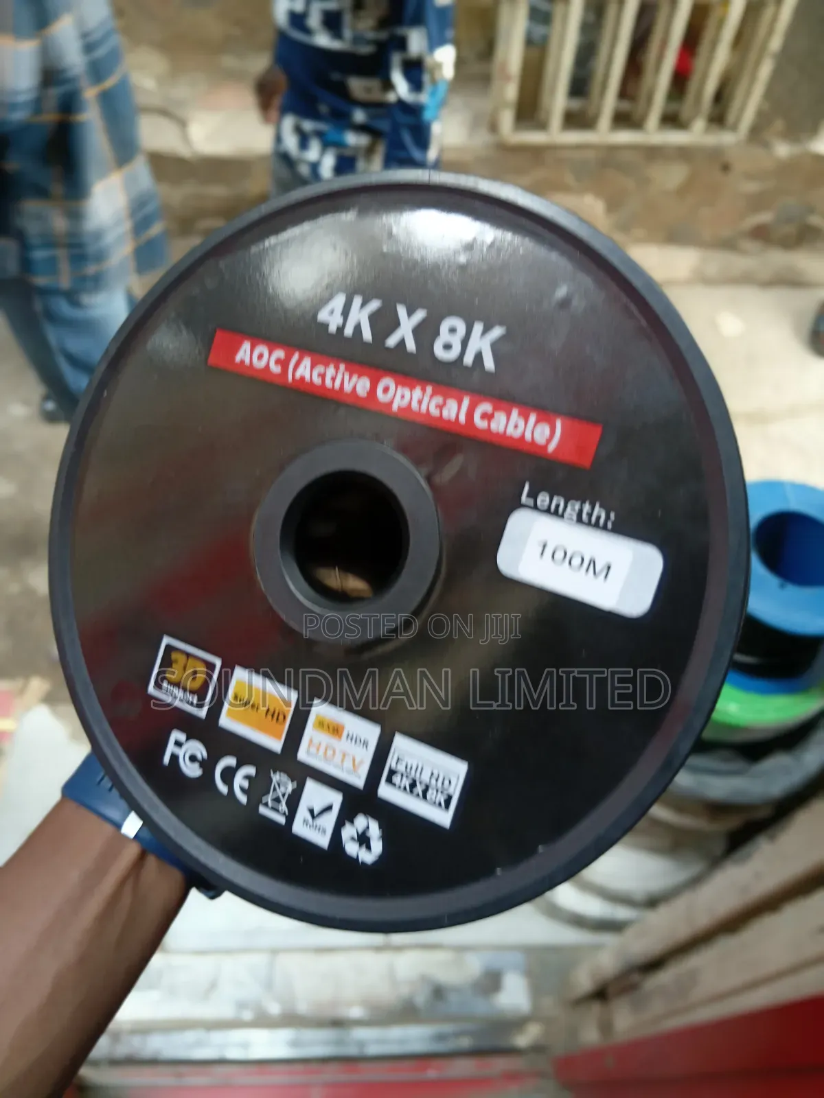 100M Fibre Optic HDMI Cable 4K 8K UHD Display Suitable for Projectors