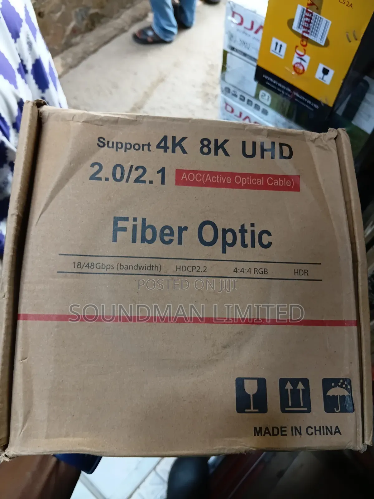 100M Fibre Optic HDMI Cable 4K 8K UHD Display Suitable for Projectors