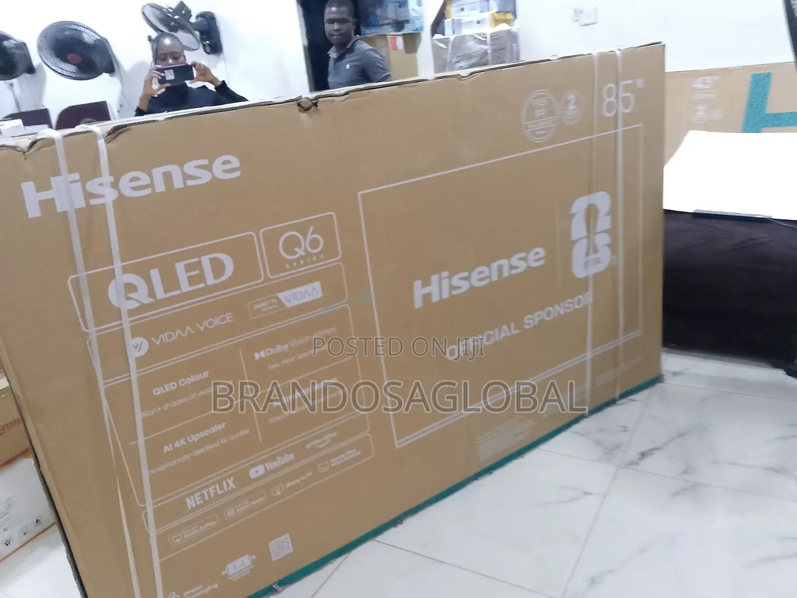Hisense 85Q6Q 85 Inch 4K Smart Television for Home