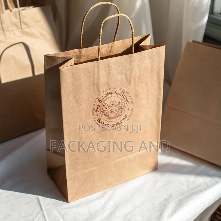 A5 Kraft Paper Bags for Snacks, Gift & Souvenir Packaging