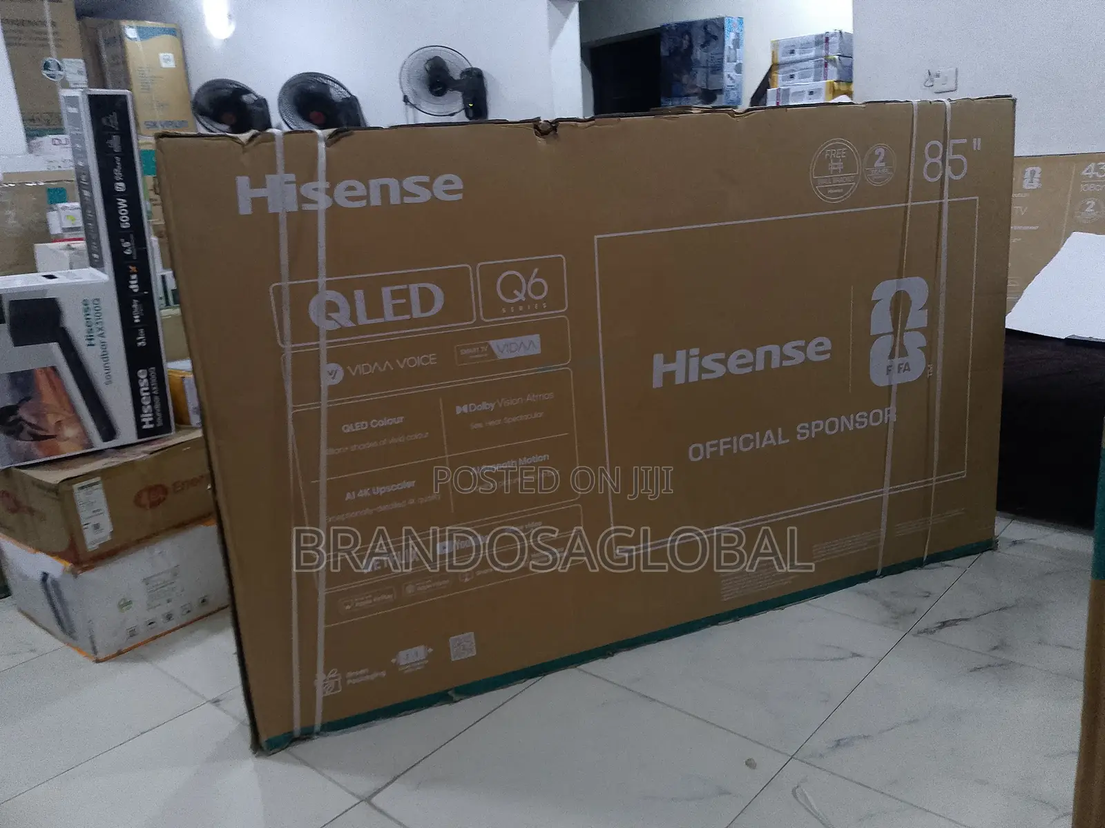 Hisense 85Q6Q 85 Inch 4K Smart Television for Home
