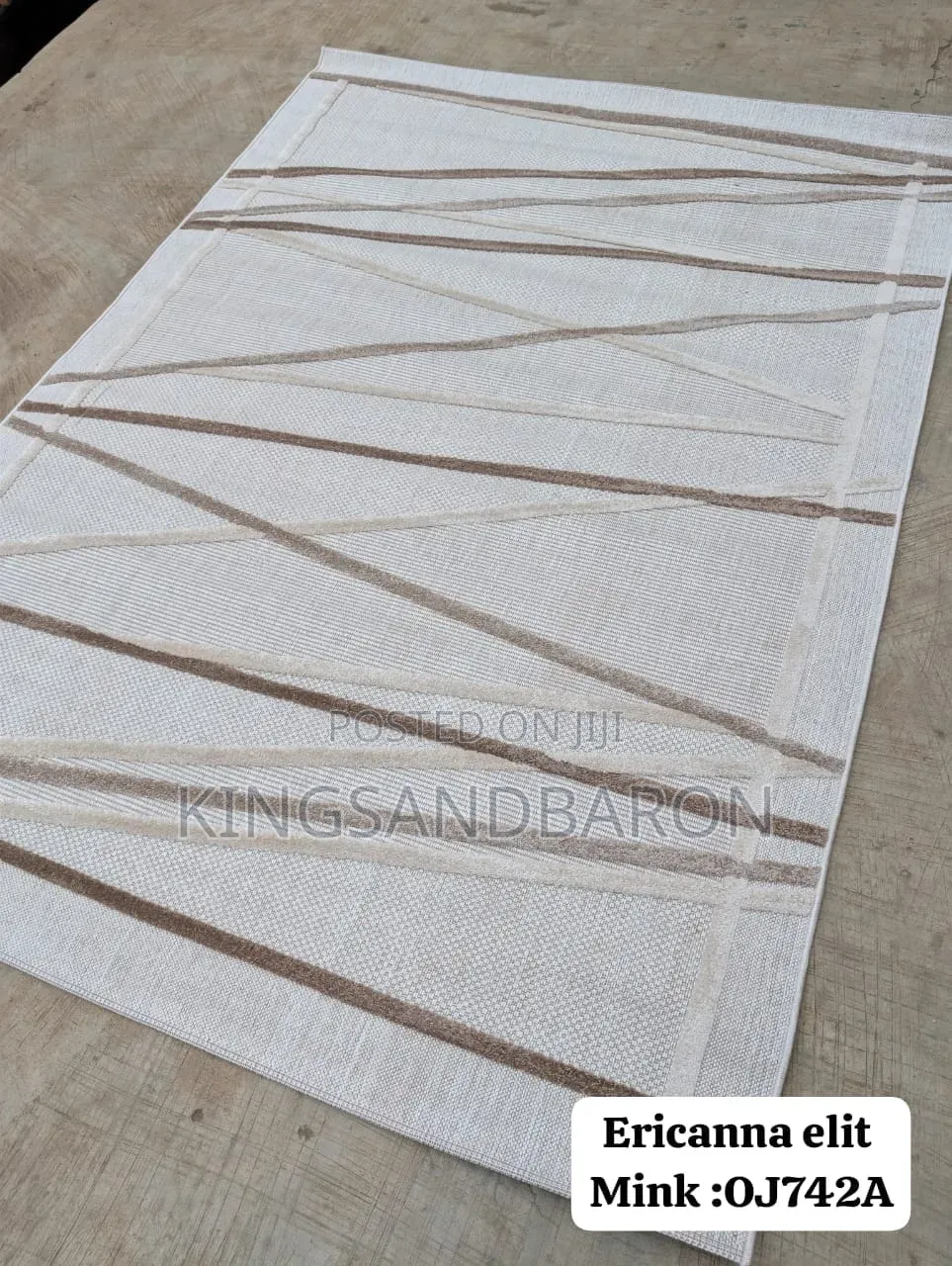 7x10fts L.Gray Turkish Mat Rugs