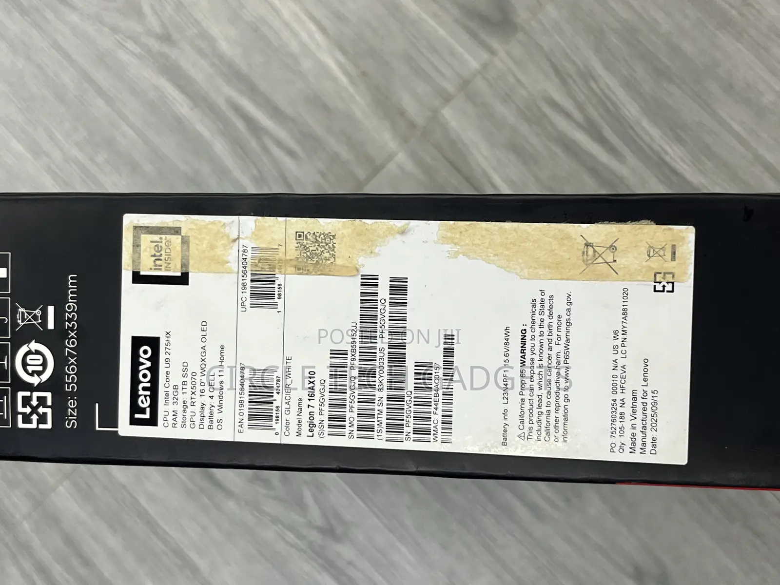 New Laptop Lenovo Legion 7 32GB Intel Core Ultra 9 SSD 1T