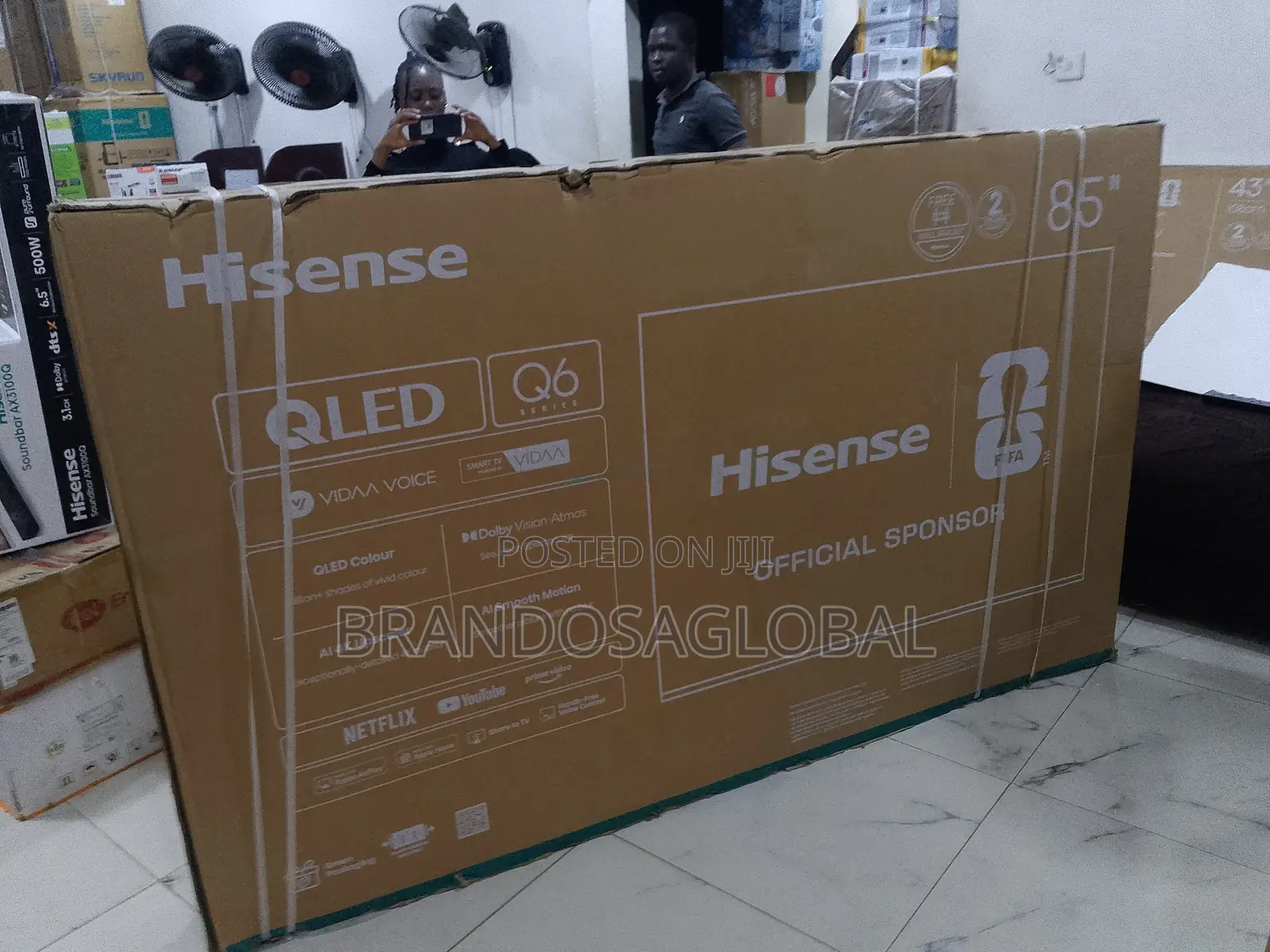 Hisense 85Q6Q 85 Inch High Definition QLED Smart TV