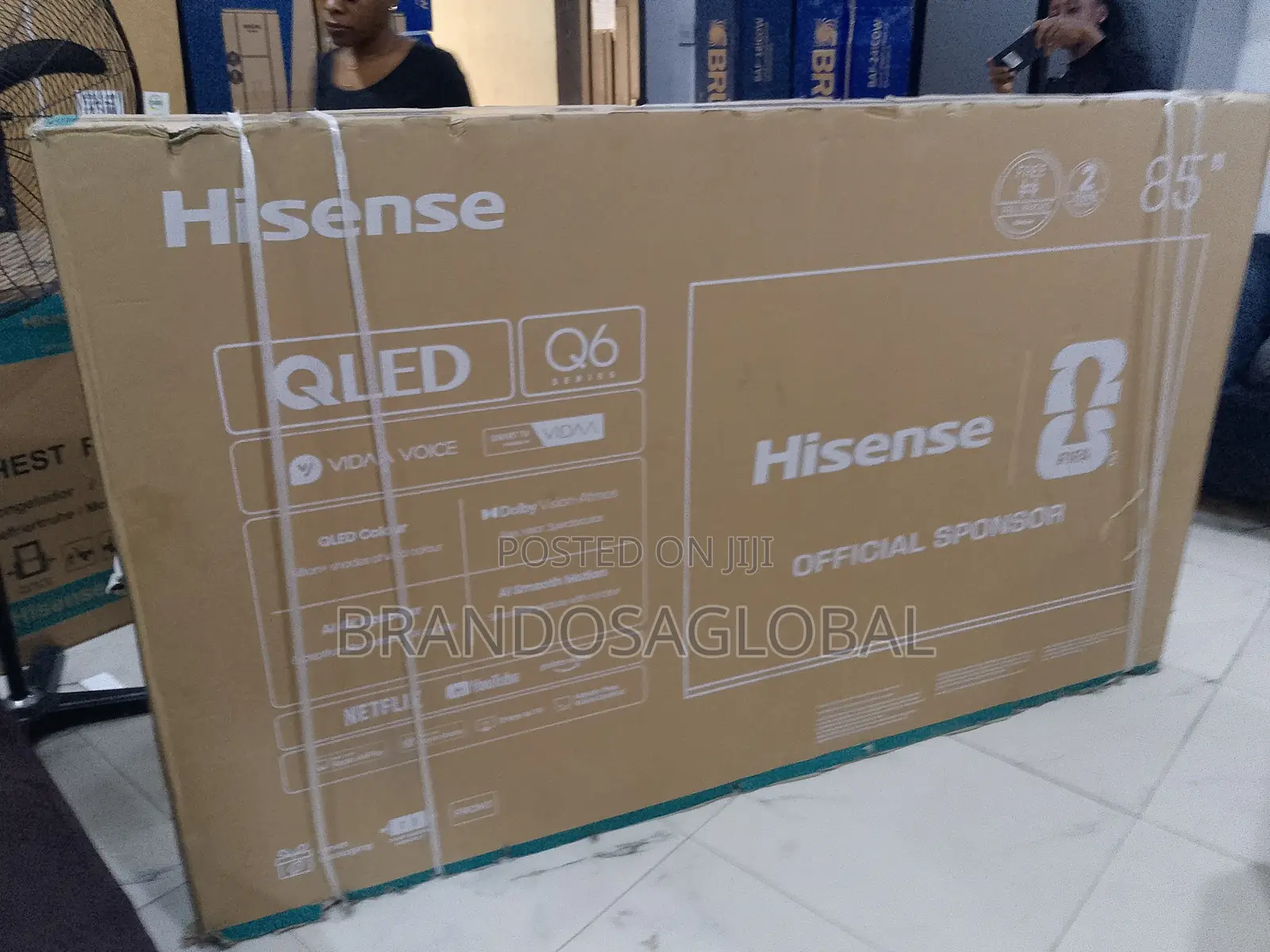 Hisense 85Q6Q 85 Inch High Definition QLED Smart TV
