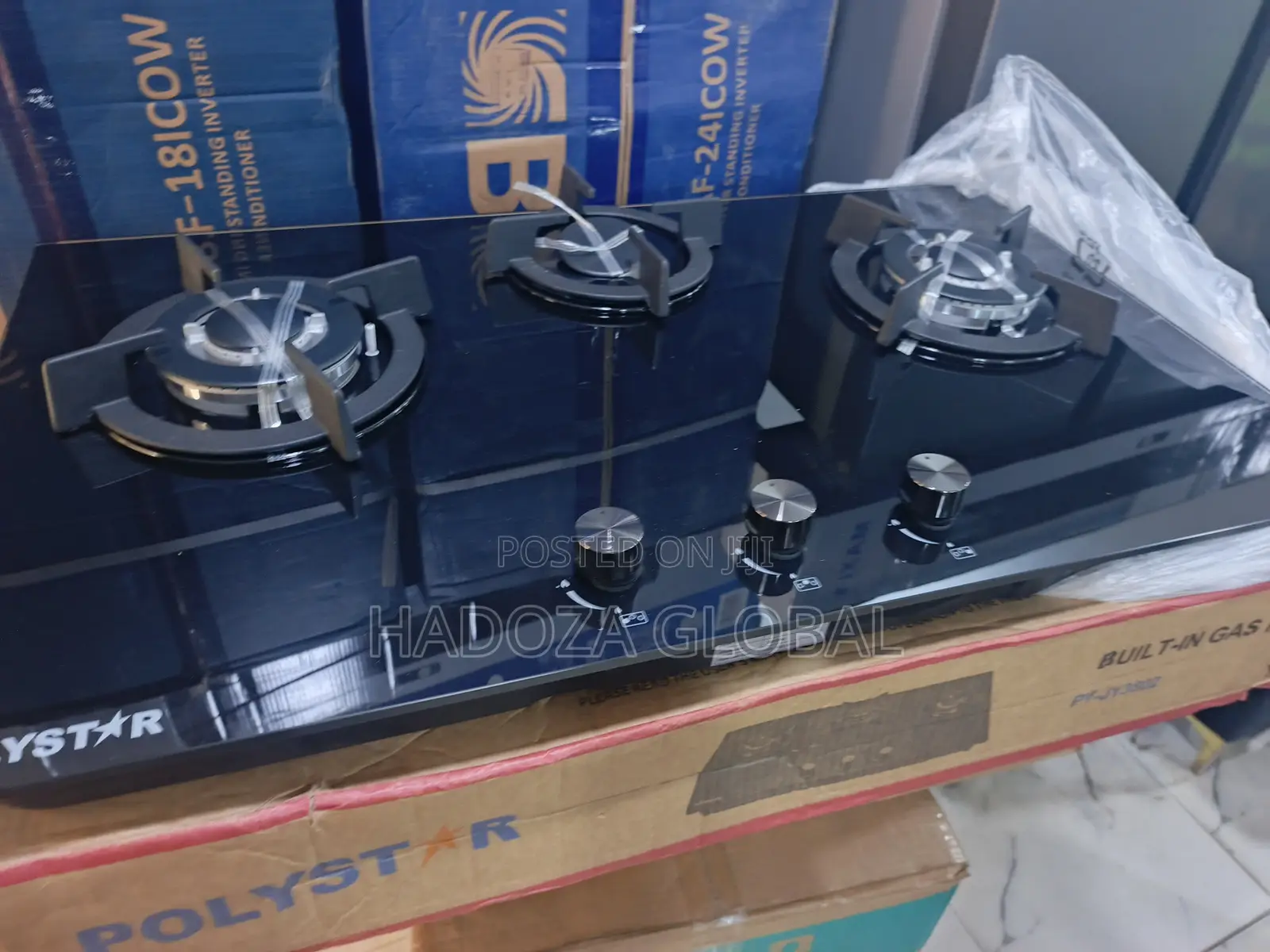 Premium Polystar 3 Burner Gas Hob