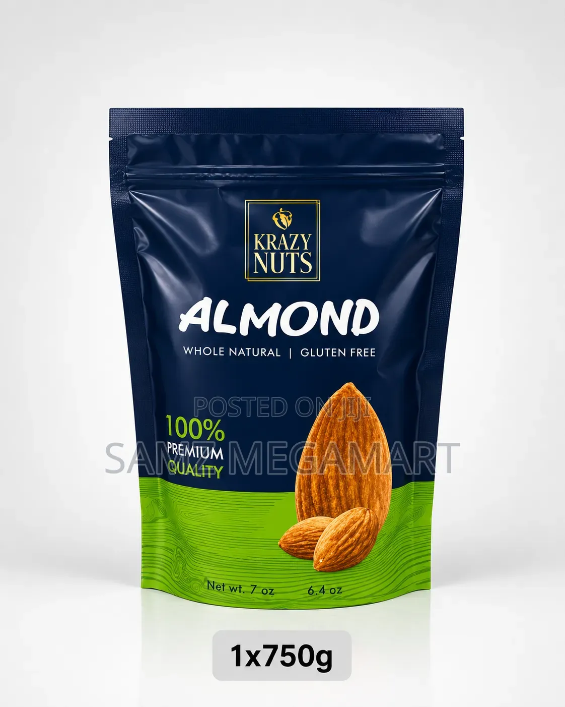 Krazy Nuts Almond 1x750g