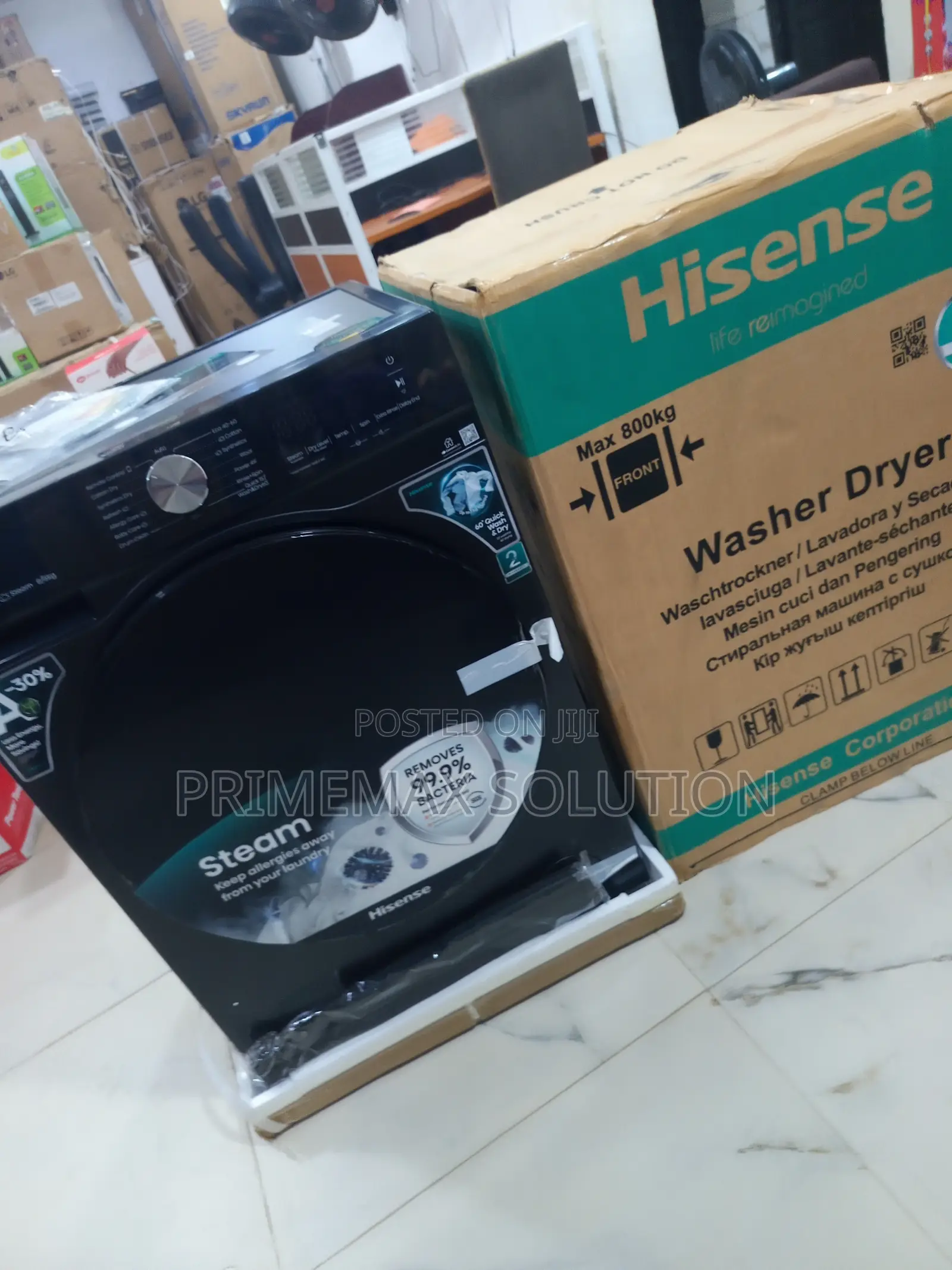 Clean Clothes, Zero Stress: Hisense 8kg Combo Dryer
