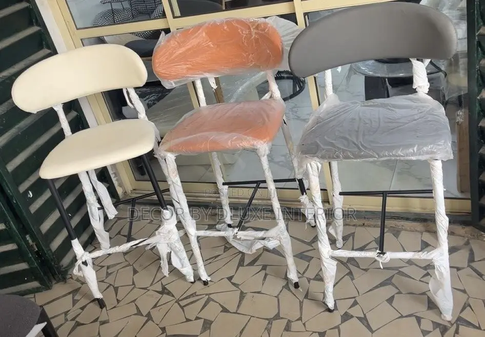 High Nordic Bar Chair With Foot Back Rest