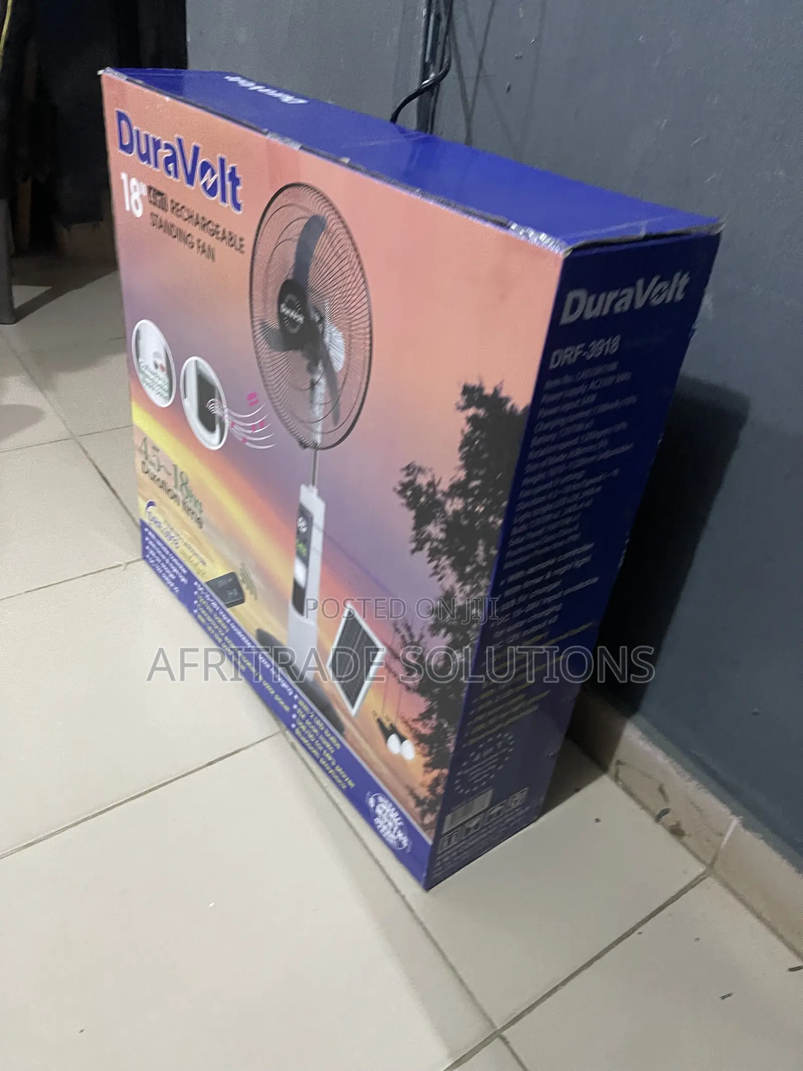 Duravolt 18′′ Rechargeable Cooling Fan