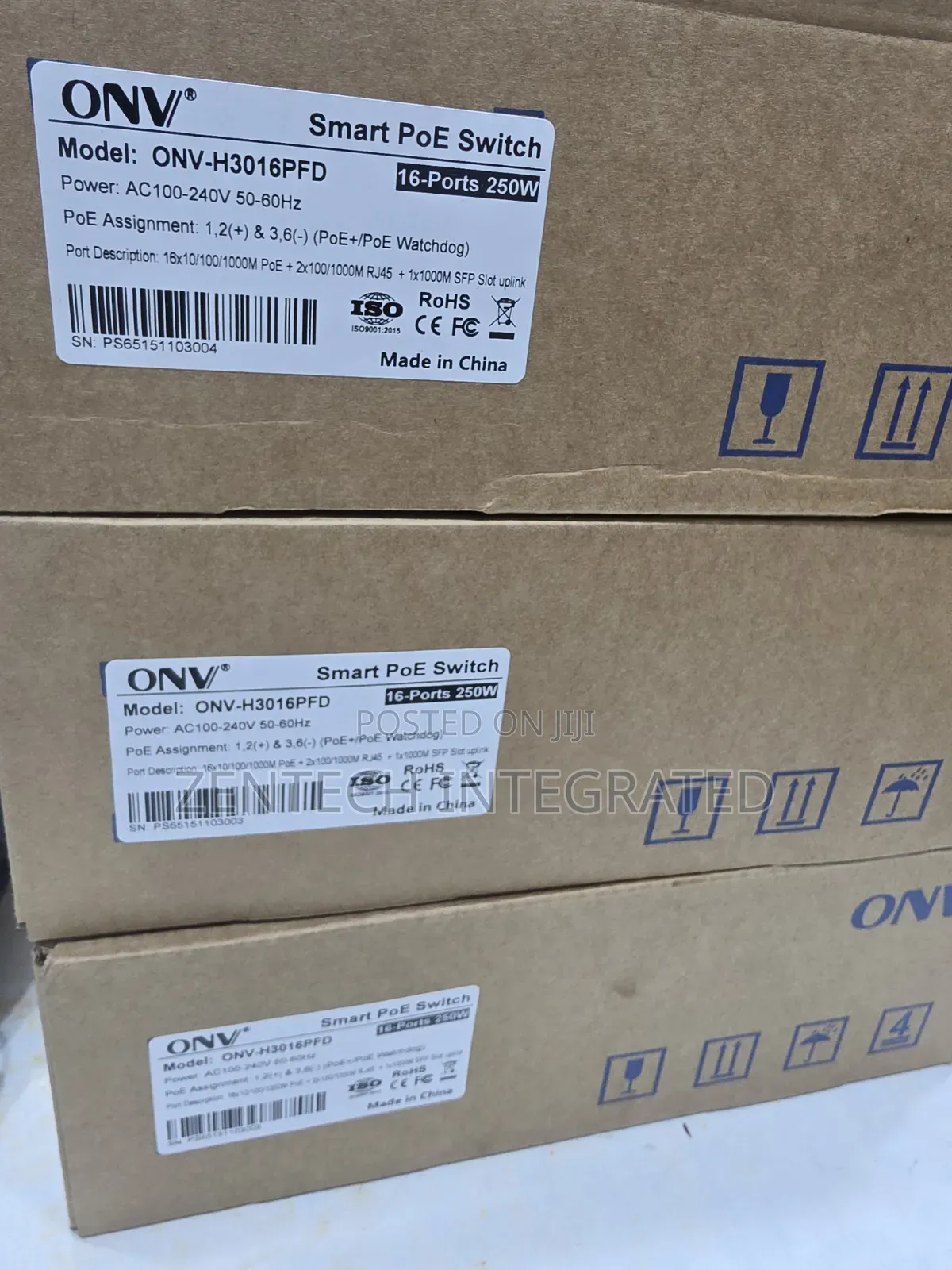 ONV 16port Gigabit and Poe With SFP Port