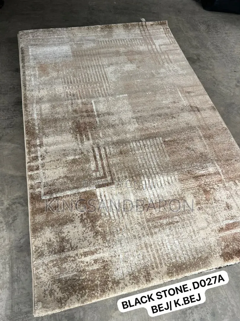 7x10fts Black and Grey Turkey Premium Rugs