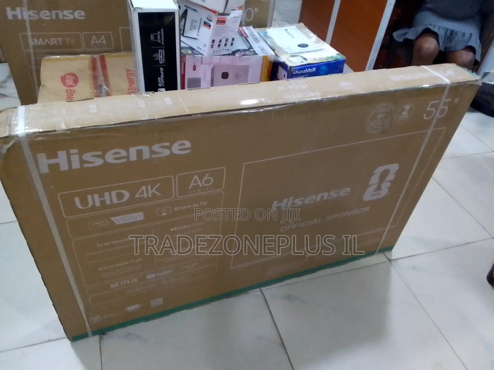 Watch Your Favourite Content on a Spacious 55-Inch Screen With the His
