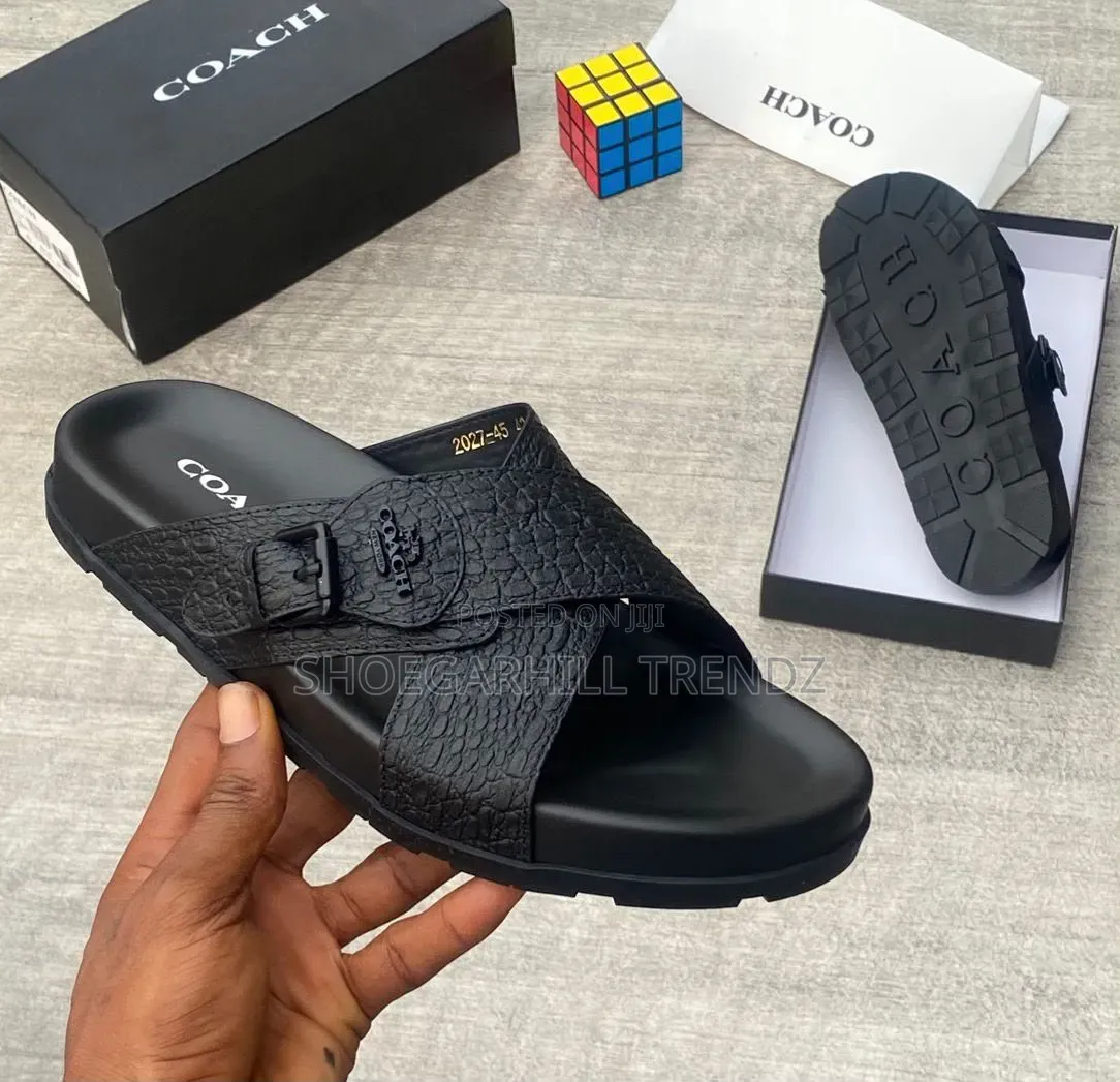 Premium Coach Palm Slippers | Modern Comfort in 3 Styles