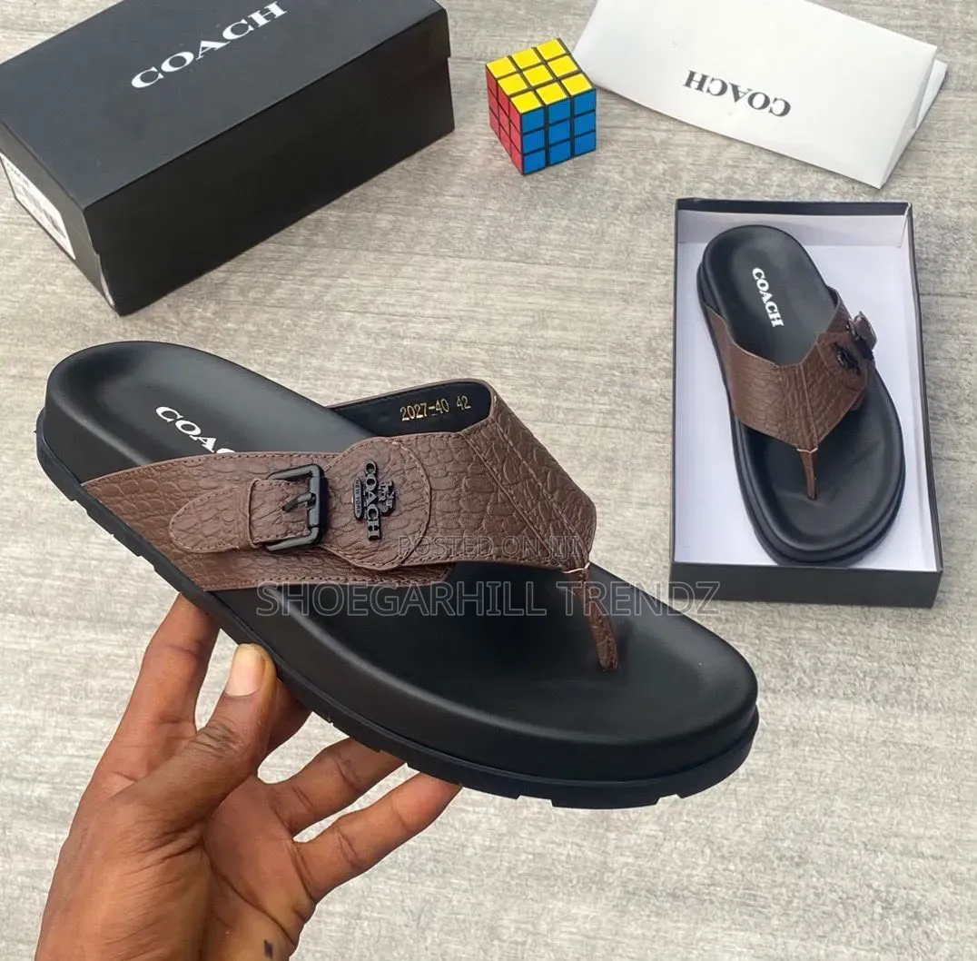 Premium Coach Palm Slippers | Modern Comfort in 3 Styles