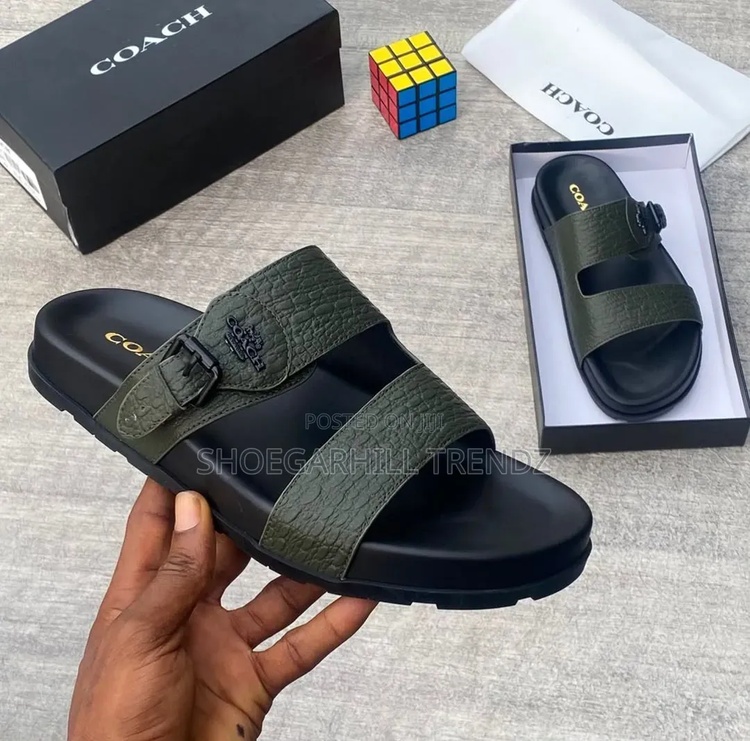 Premium Coach Palm Slippers | Modern Comfort in 3 Styles