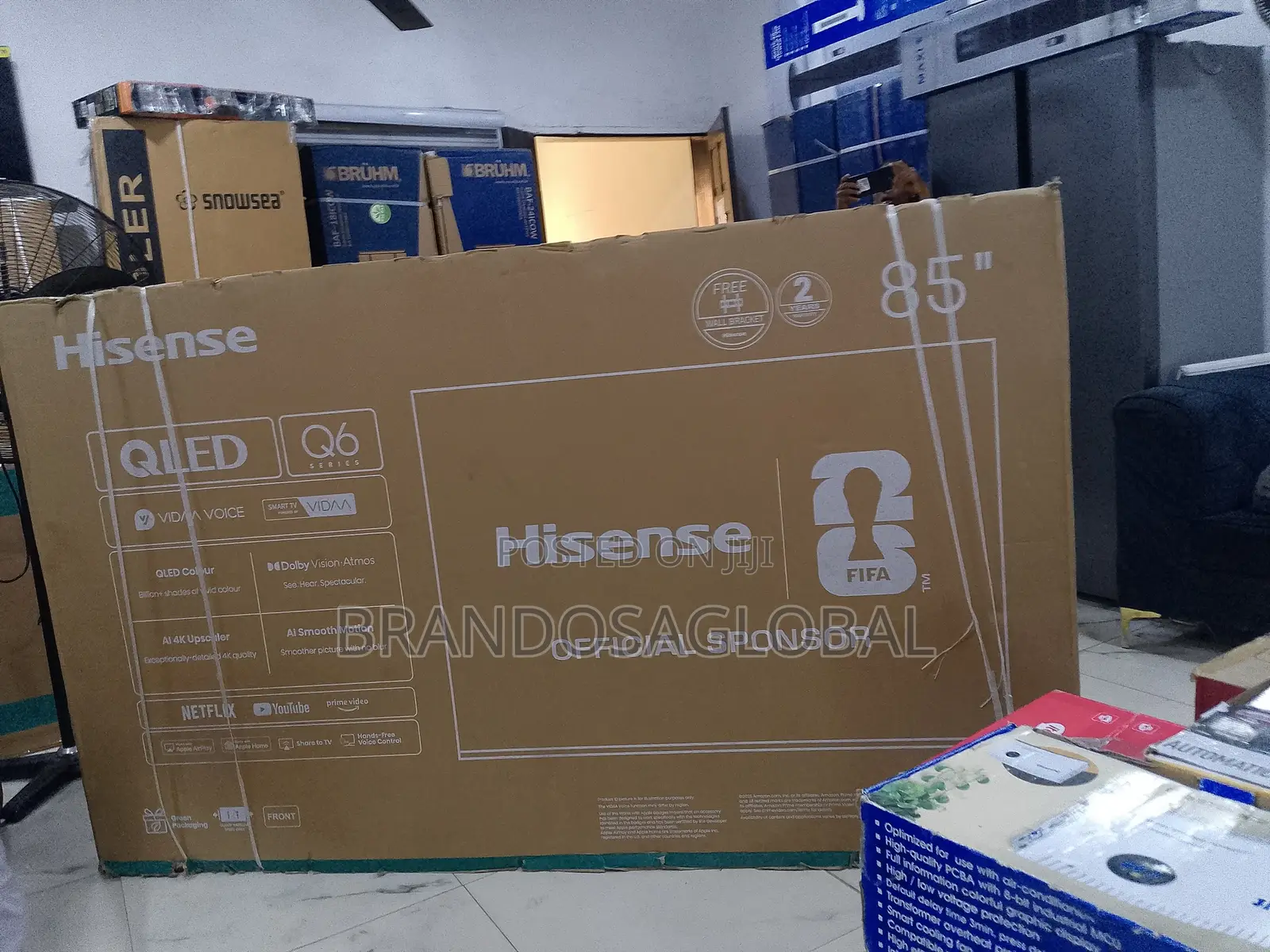 Hisense 85 Inch Advanced QLED Smart TV Model 85Q6Q